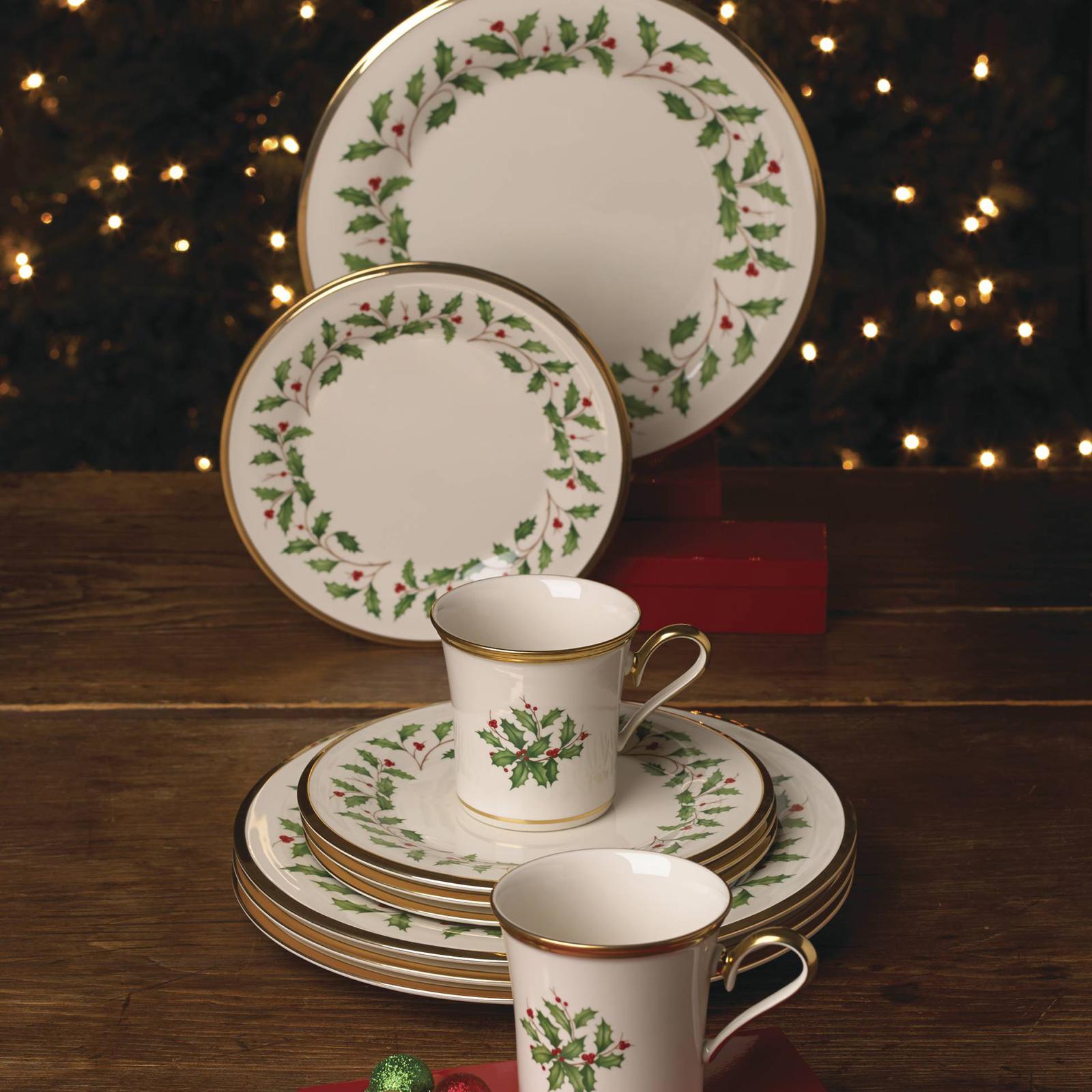 Holiday 12-piece Dinnerware Set, Service for 4 5 Holiday 12-piece Dinnerware Set, Service for 4