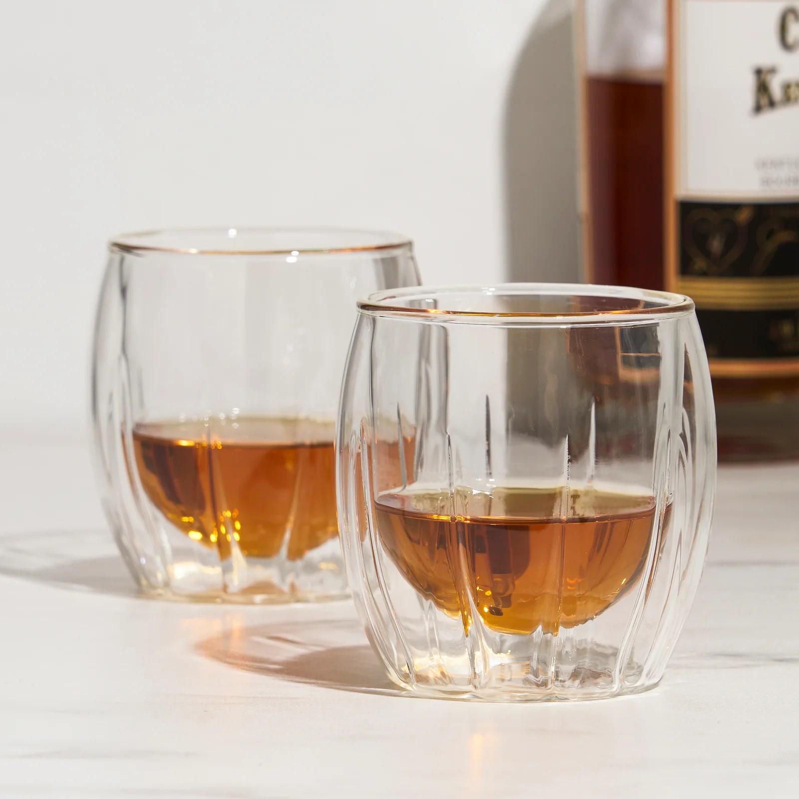Double Walled Spirit Glass, Set of 2 8 Double Walled Spirit Glass, Set of 2