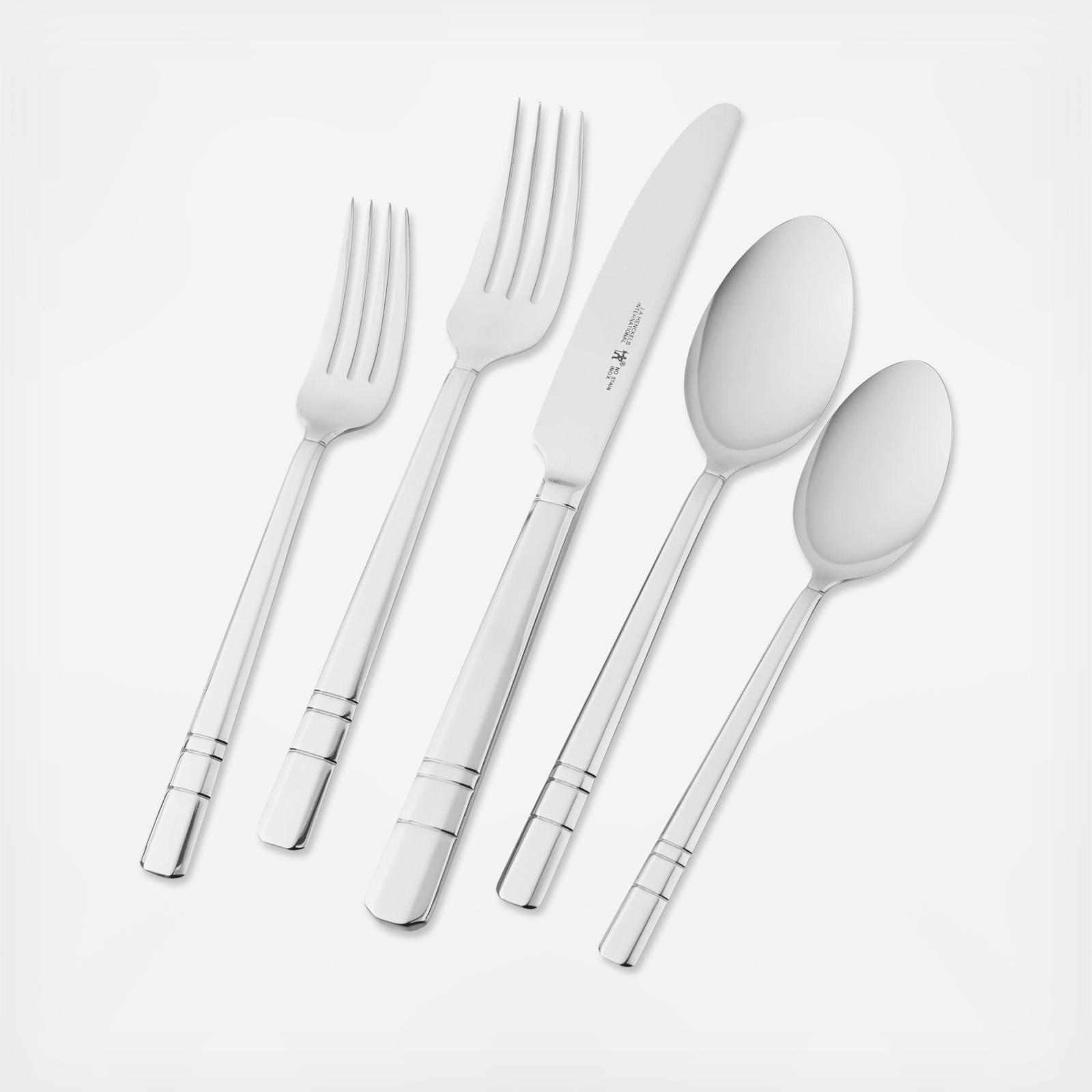 Madison Square 65-Piece Stainless Flatware Set, Service for 12