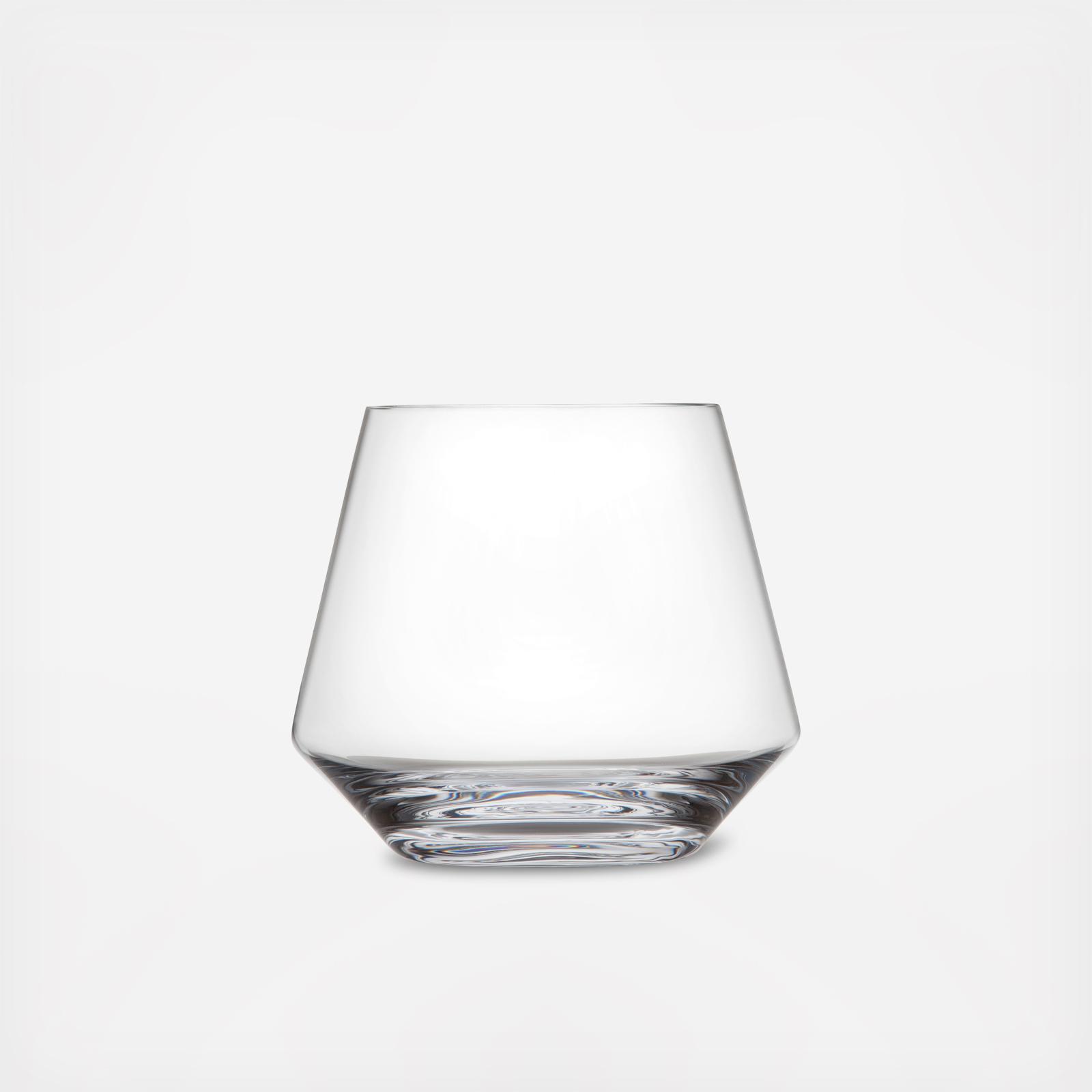 Puro Burgundy Stemless Wine Glass, Set of 6 4 Puro Burgundy Stemless Wine Glass, Set of 6