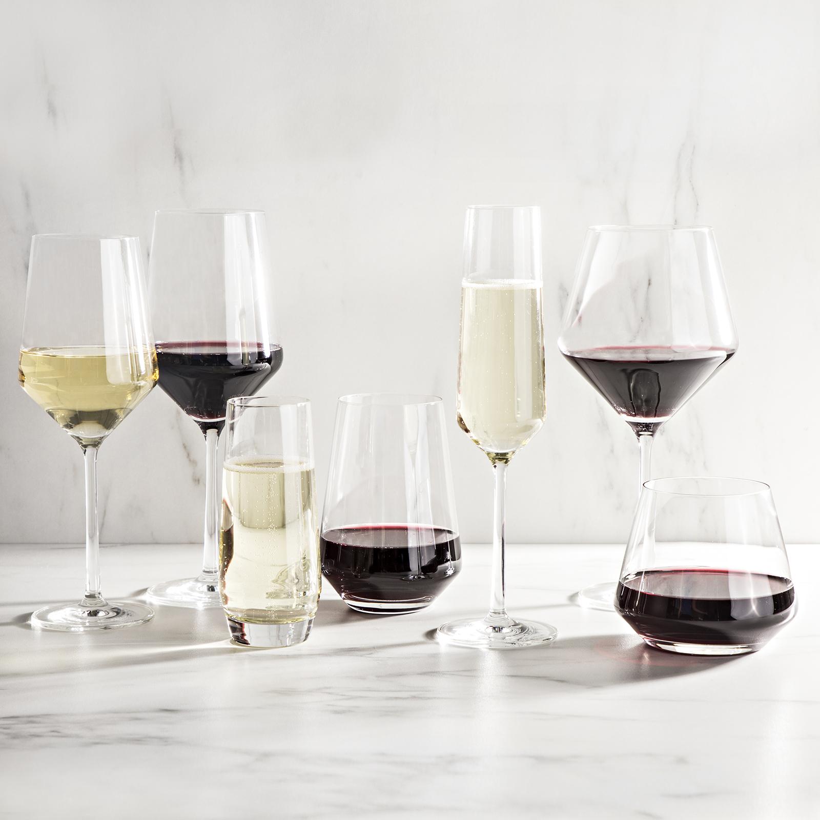 Puro Burgundy Stemless Wine Glass, Set of 6 6 Puro Burgundy Stemless Wine Glass, Set of 6