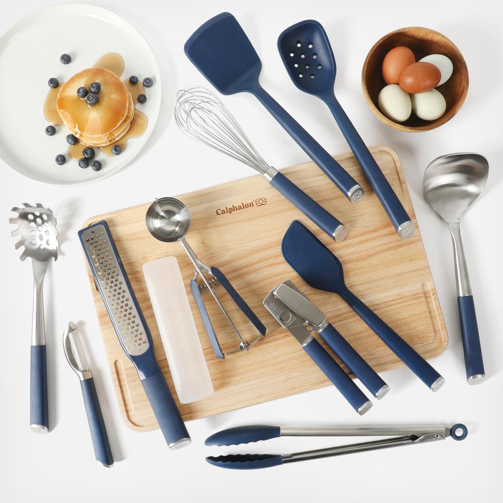 Edge 11-Piece Stainless Steel Kitchen Tools & Gadgets Set 6 Edge 11-Piece Stainless Steel Kitchen Tools & Gadgets Set
