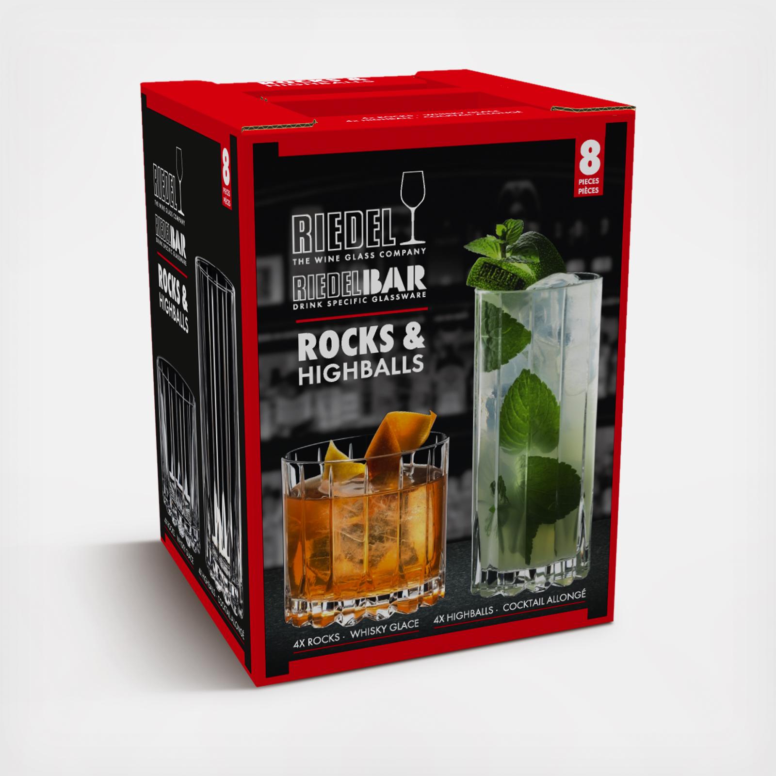 Drink Specific 8-Piece Glassware Set 4 Drink Specific 8-Piece Glassware Set