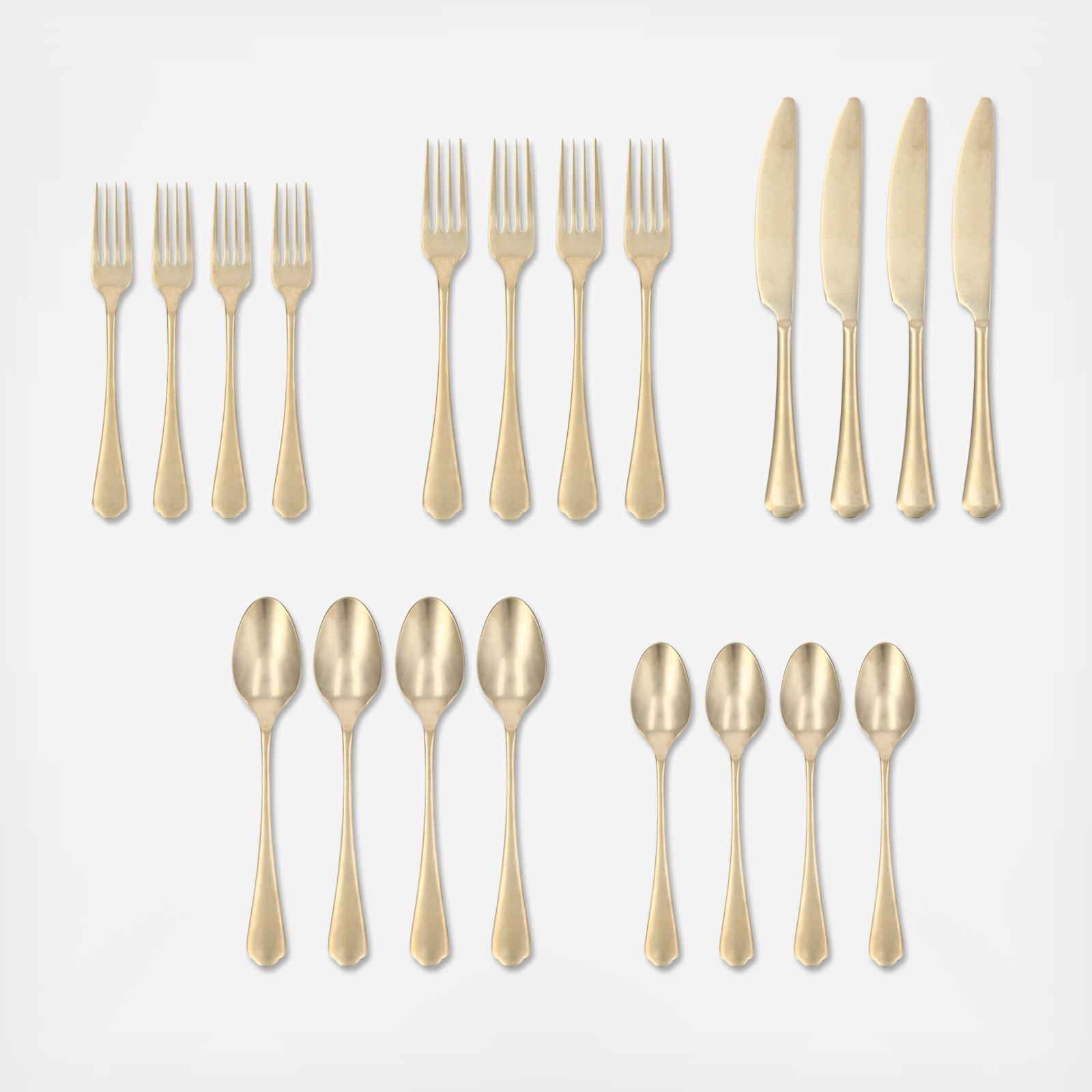 Elsie 20-Piece Flatware Set, Service for 4 2 Elsie 20-Piece Flatware Set, Service for 4