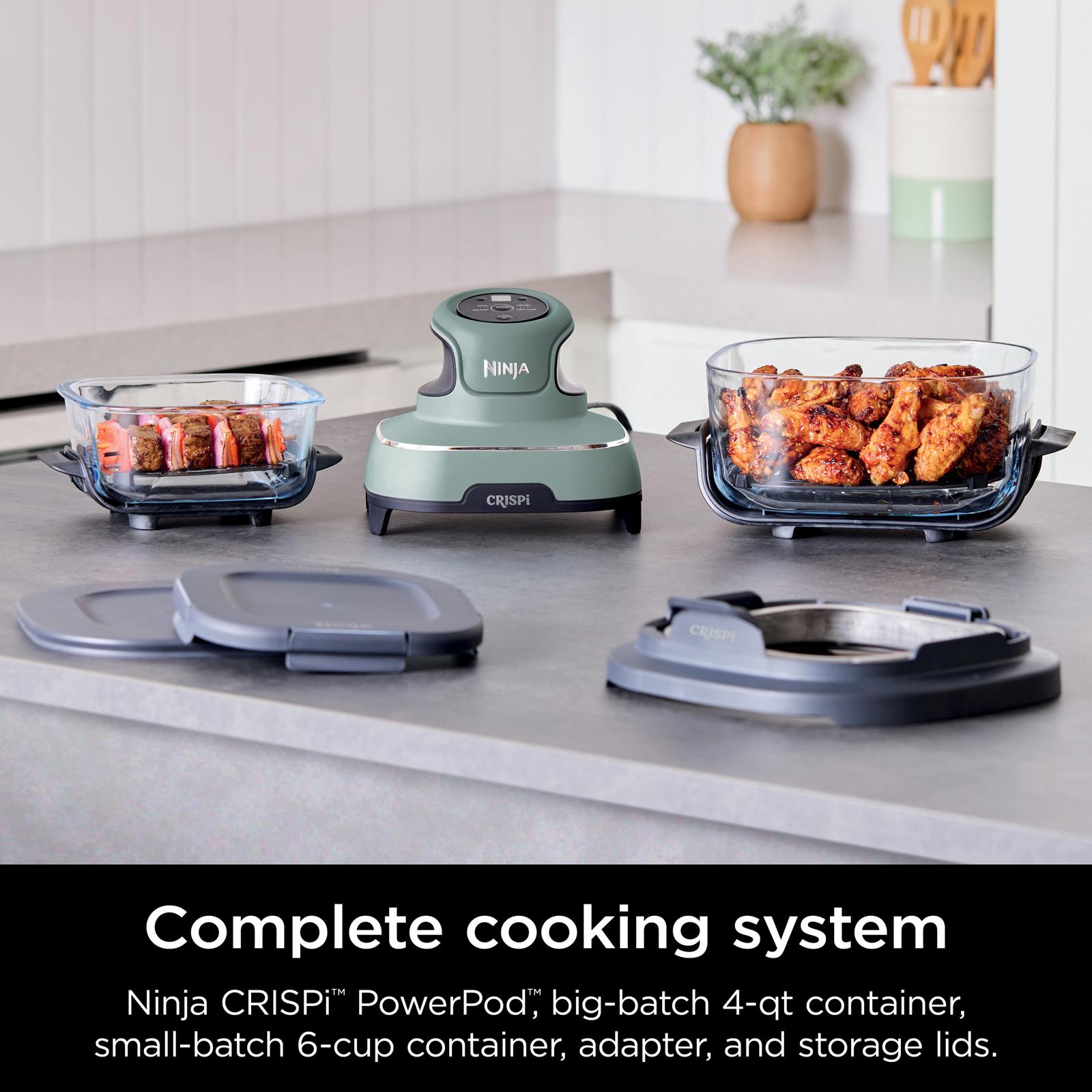 Crispi 4-in-1 Portable Glass Air Fryer