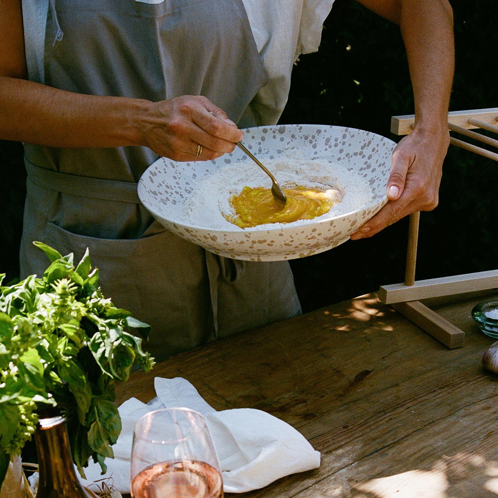 Splatter Serving Bowl