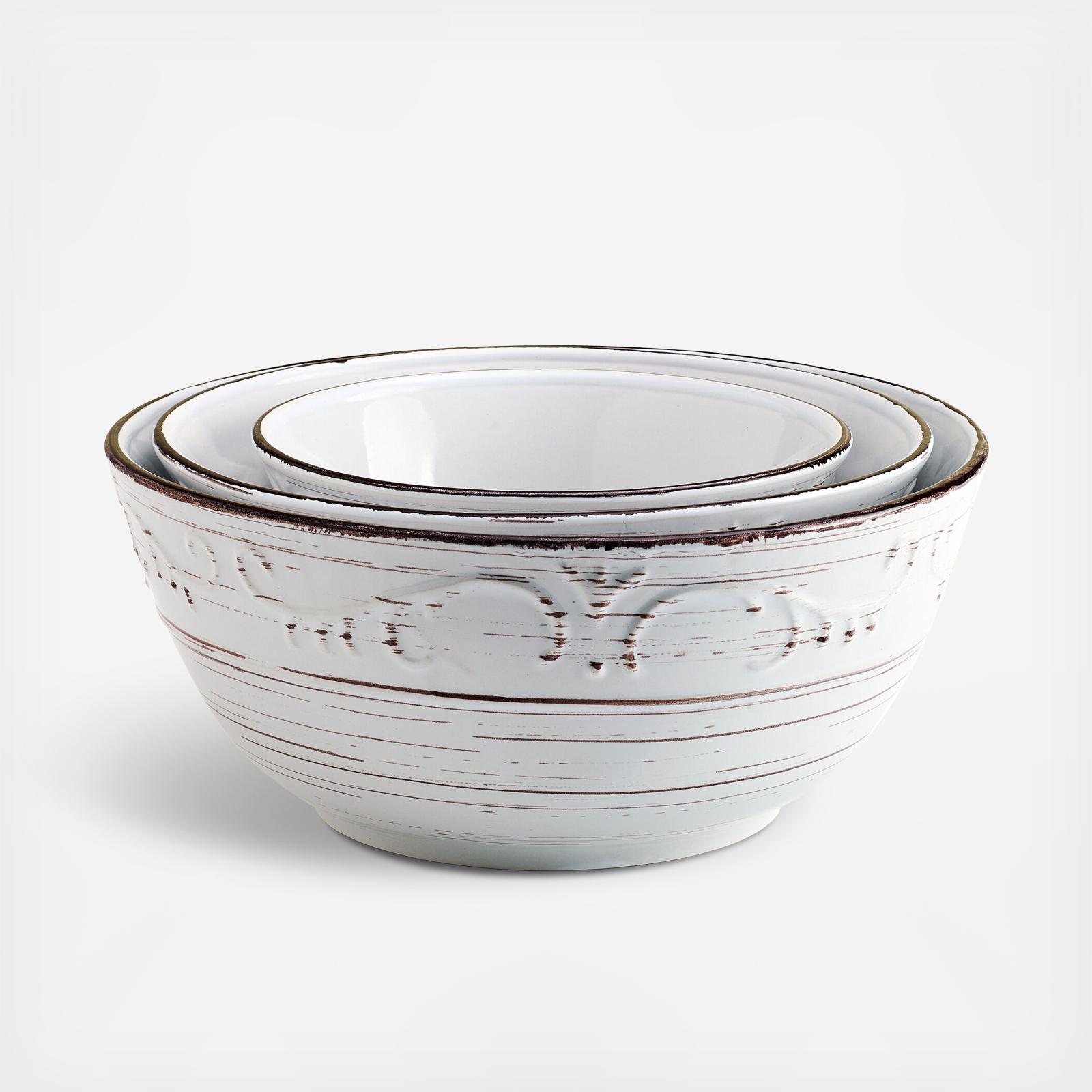 Trellis 3-Piece Serving Bowl Set 4 Trellis 3-Piece Serving Bowl Set