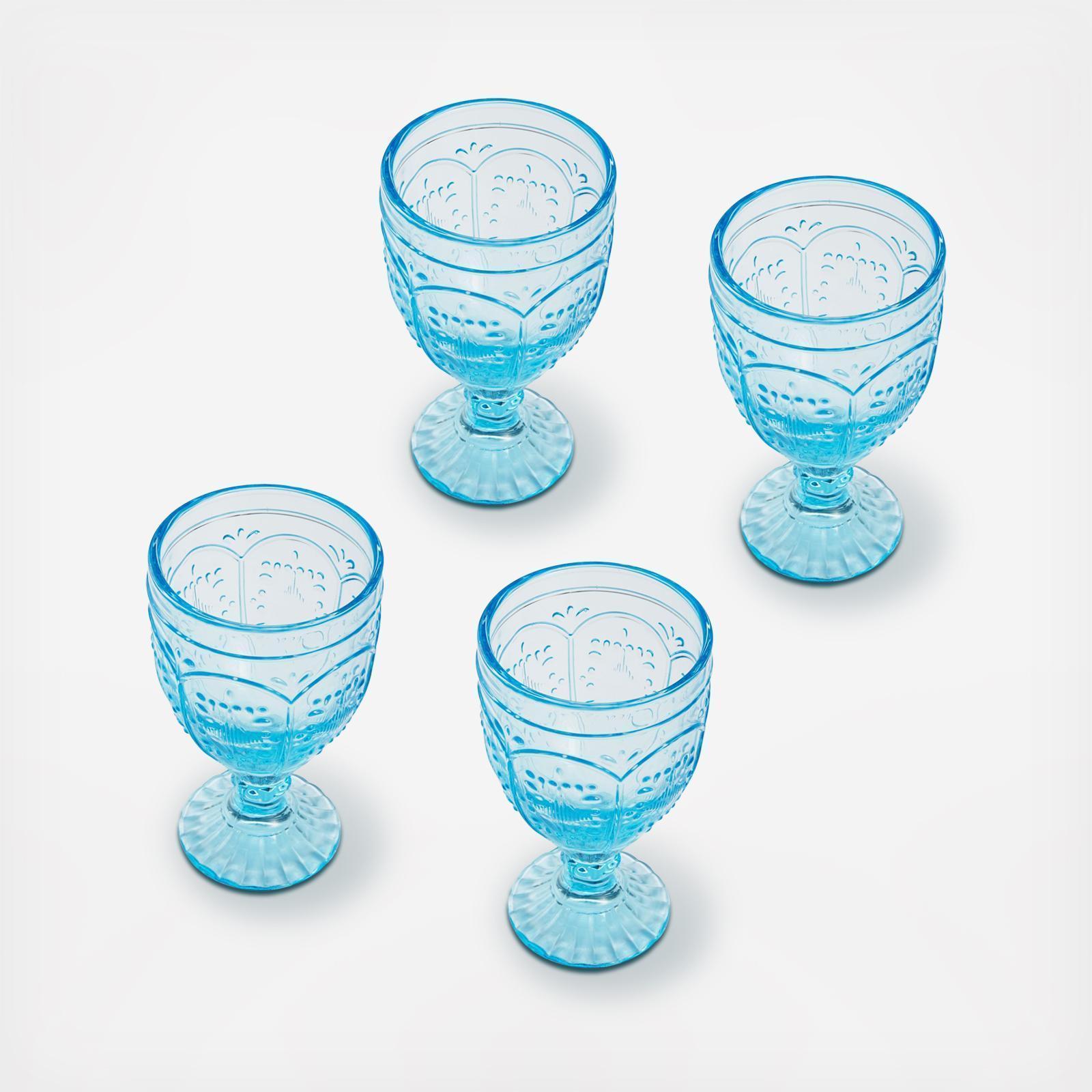 Trestle Water Goblet, Set of 4
