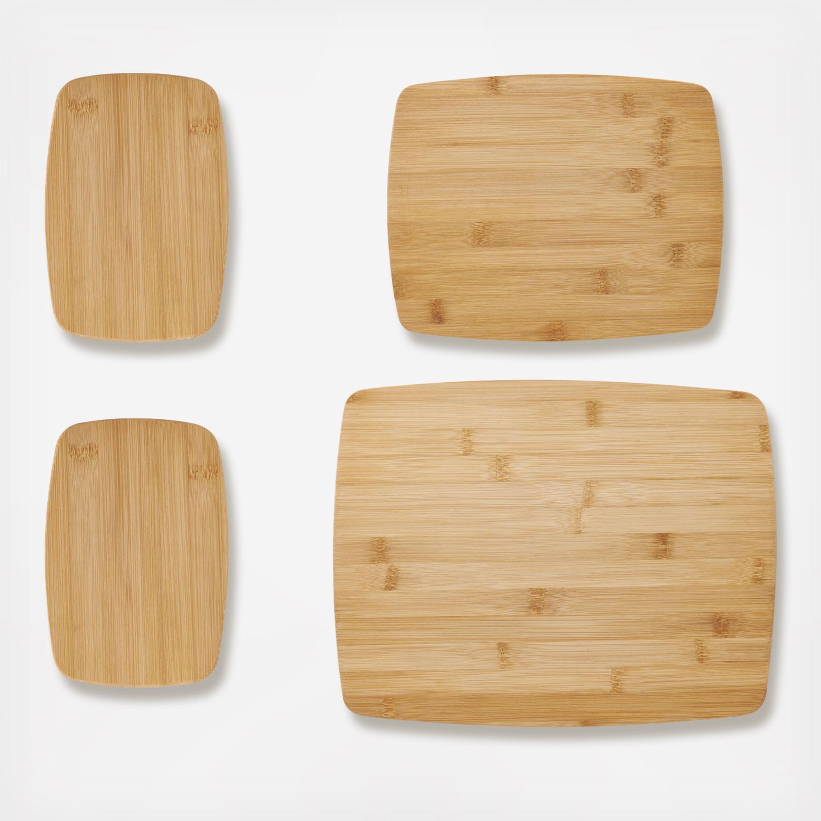 4-Piece Bamboo Cutting Board Set 5 4-Piece Bamboo Cutting Board Set