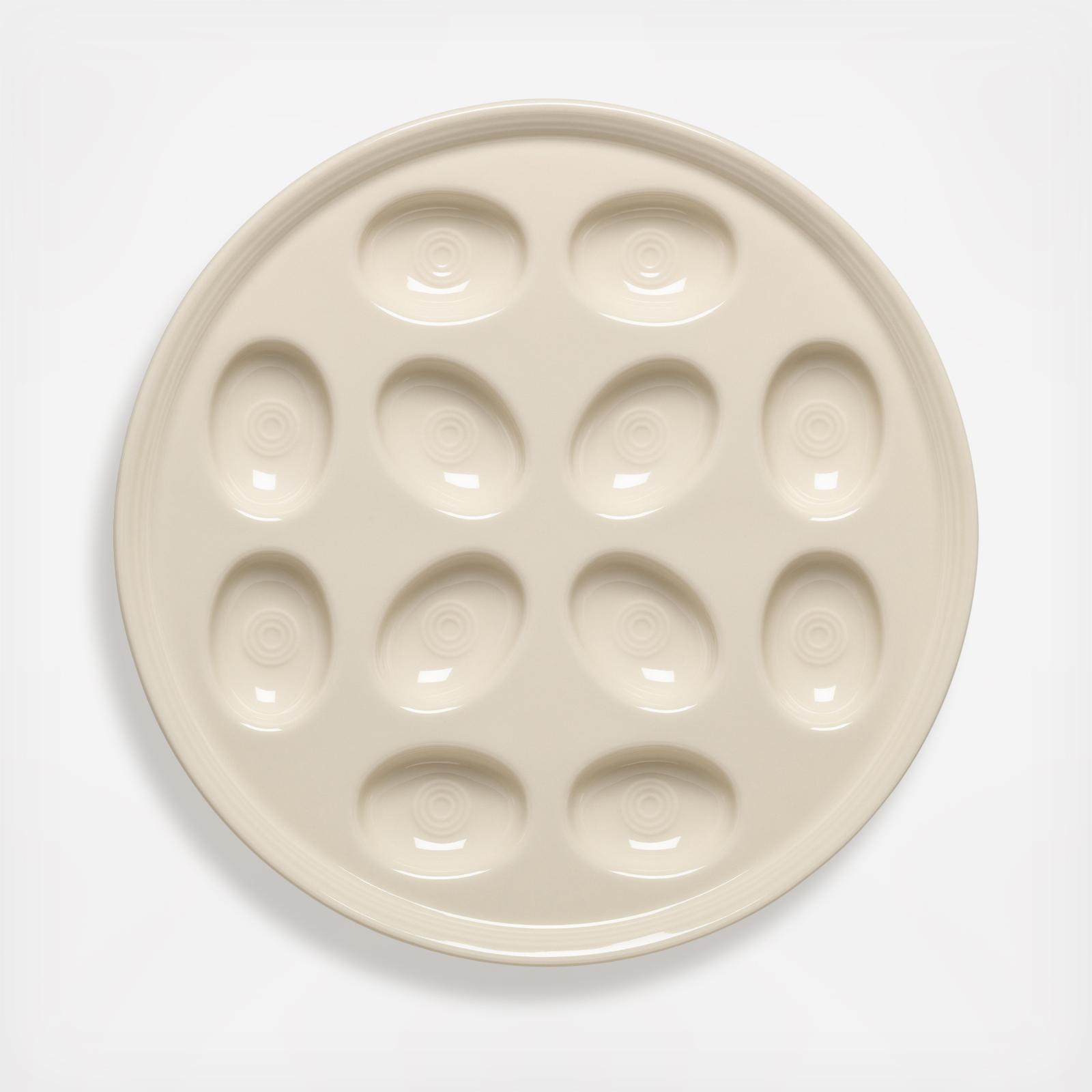 Round Egg Serving Platter 2 Round Egg Serving Platter