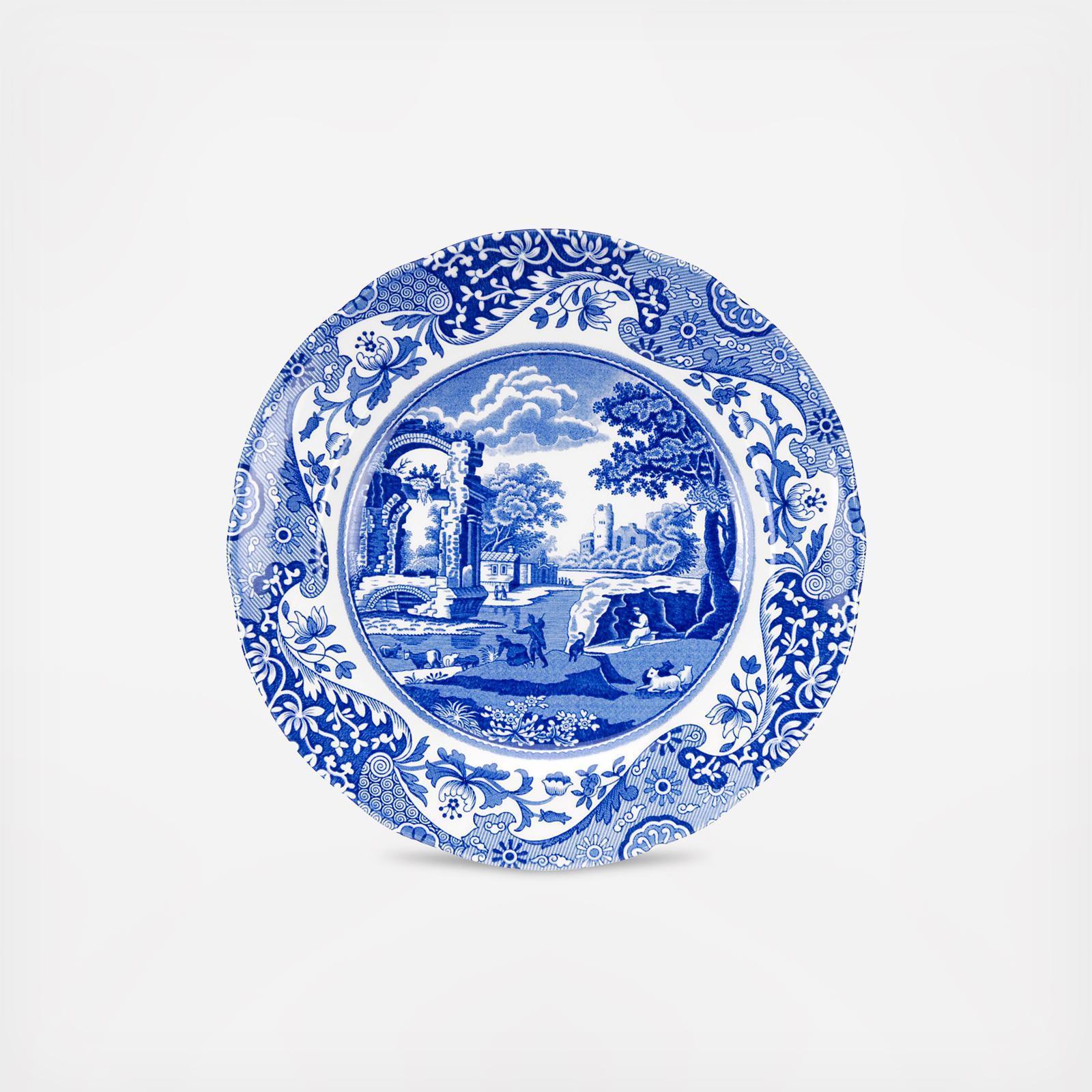 Blue Italian Salad Plate, Set of 4 3 Blue Italian Salad Plate, Set of 4