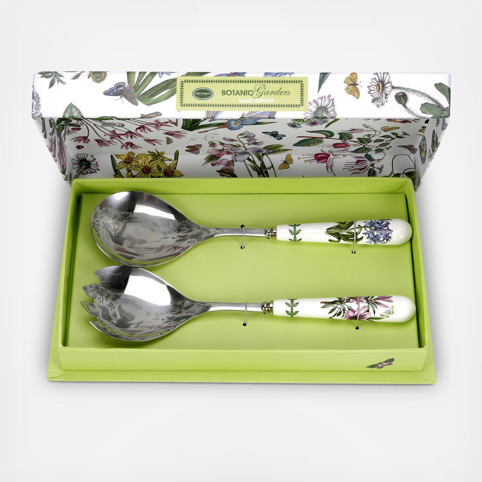 Botanic Garden Salad Servers 5 Botanic Garden Salad Servers