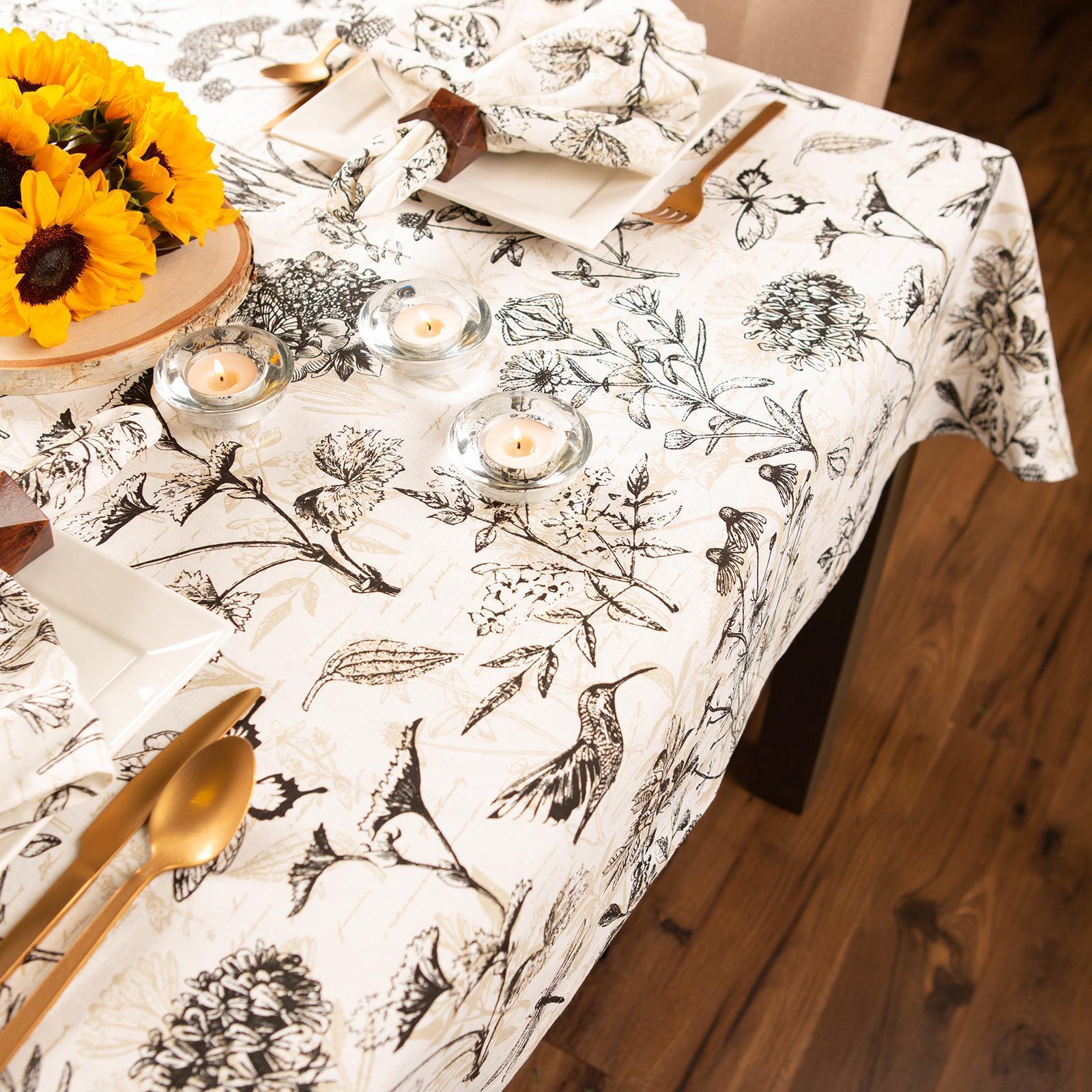 Botanical Print Tablecloth 9 Botanical Print Tablecloth