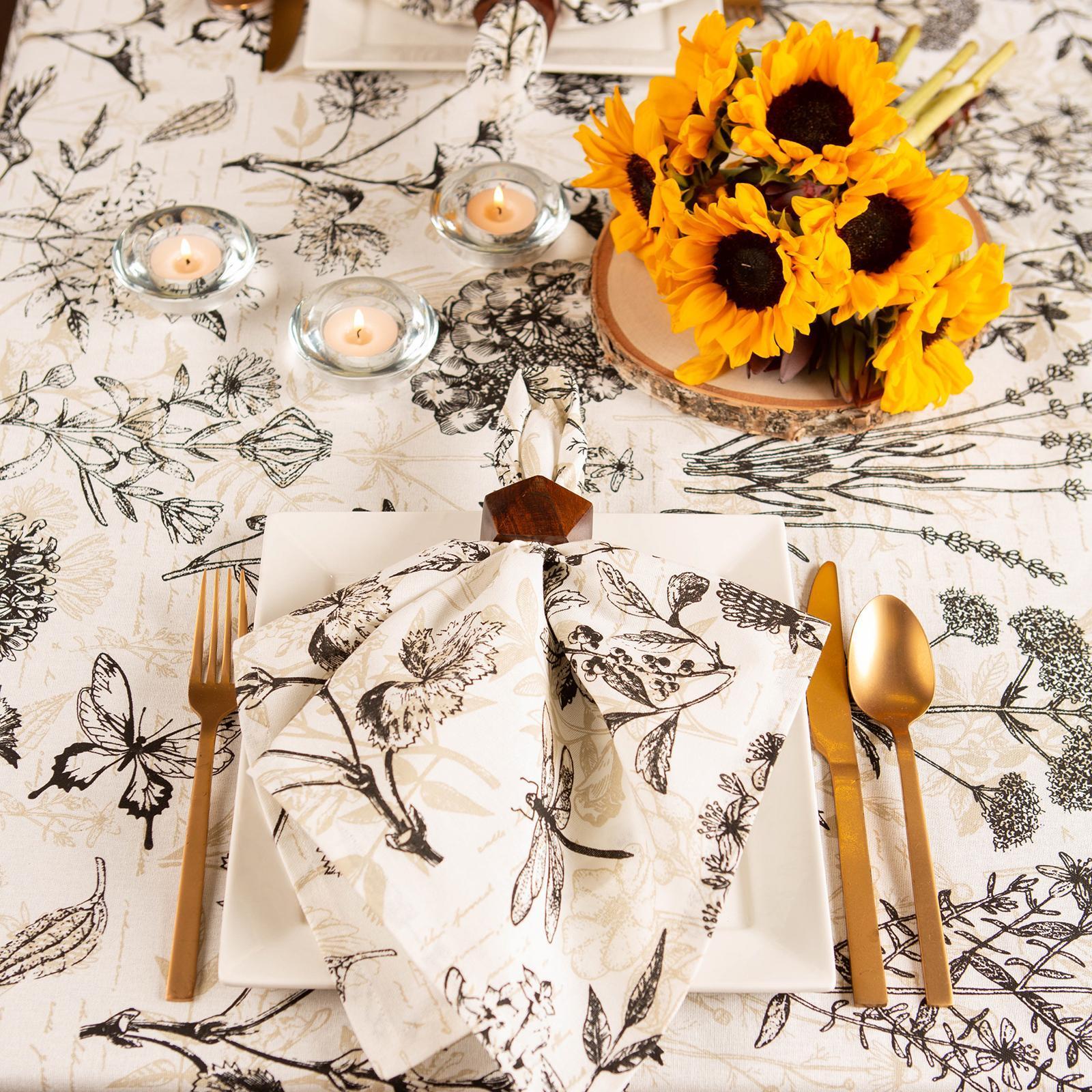 Botanical Print Tablecloth 2 Botanical Print Tablecloth