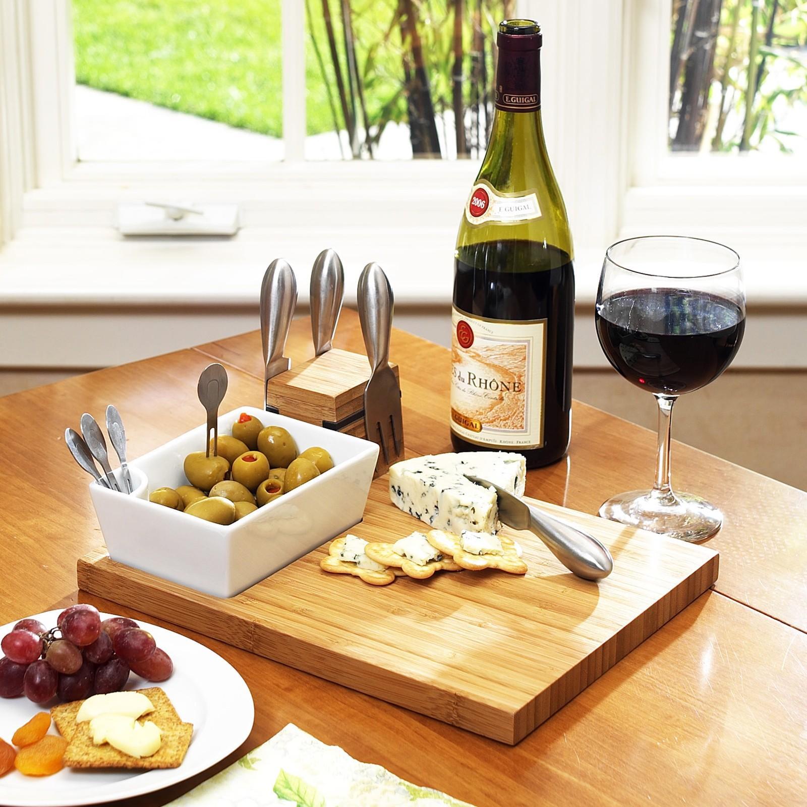 Buxton 10-Piece Charcuterie Board & Cheese Tool Set 8 Buxton 10-Piece Charcuterie Board & Cheese Tool Set