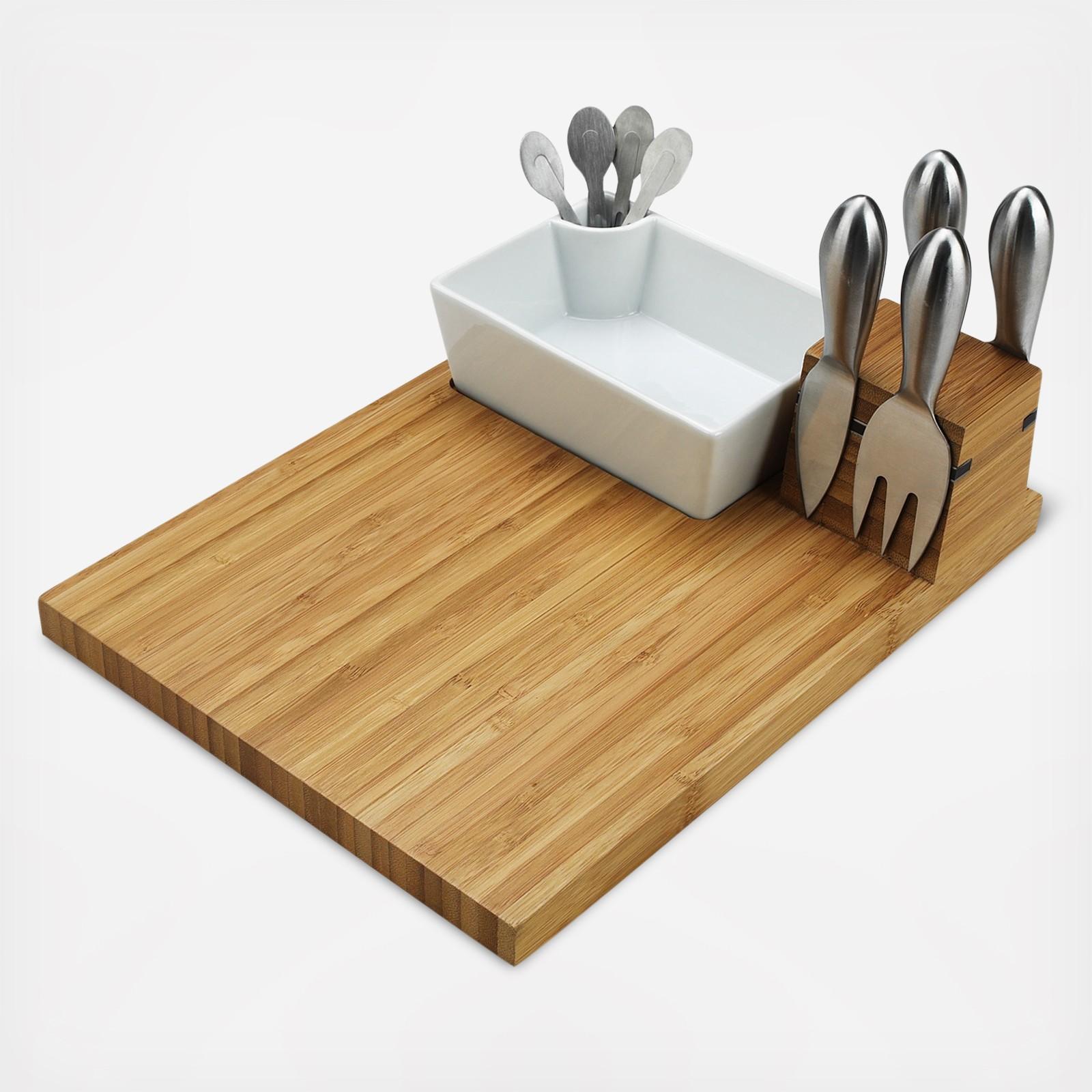 Buxton 10-Piece Charcuterie Board & Cheese Tool Set 4 Buxton 10-Piece Charcuterie Board & Cheese Tool Set
