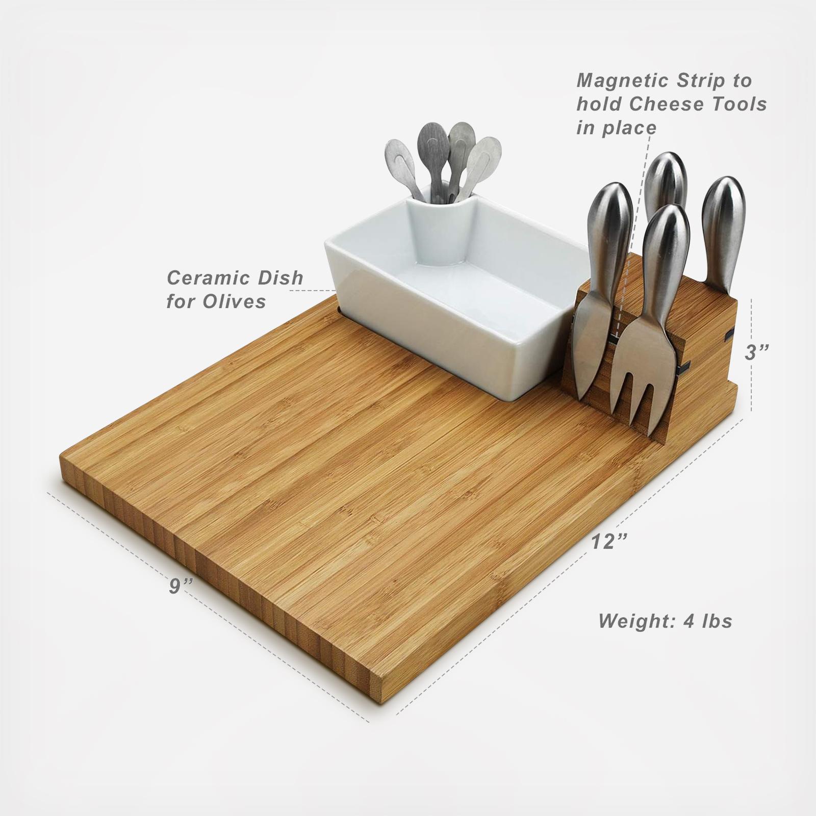 Buxton 10-Piece Charcuterie Board & Cheese Tool Set 7 Buxton 10-Piece Charcuterie Board & Cheese Tool Set