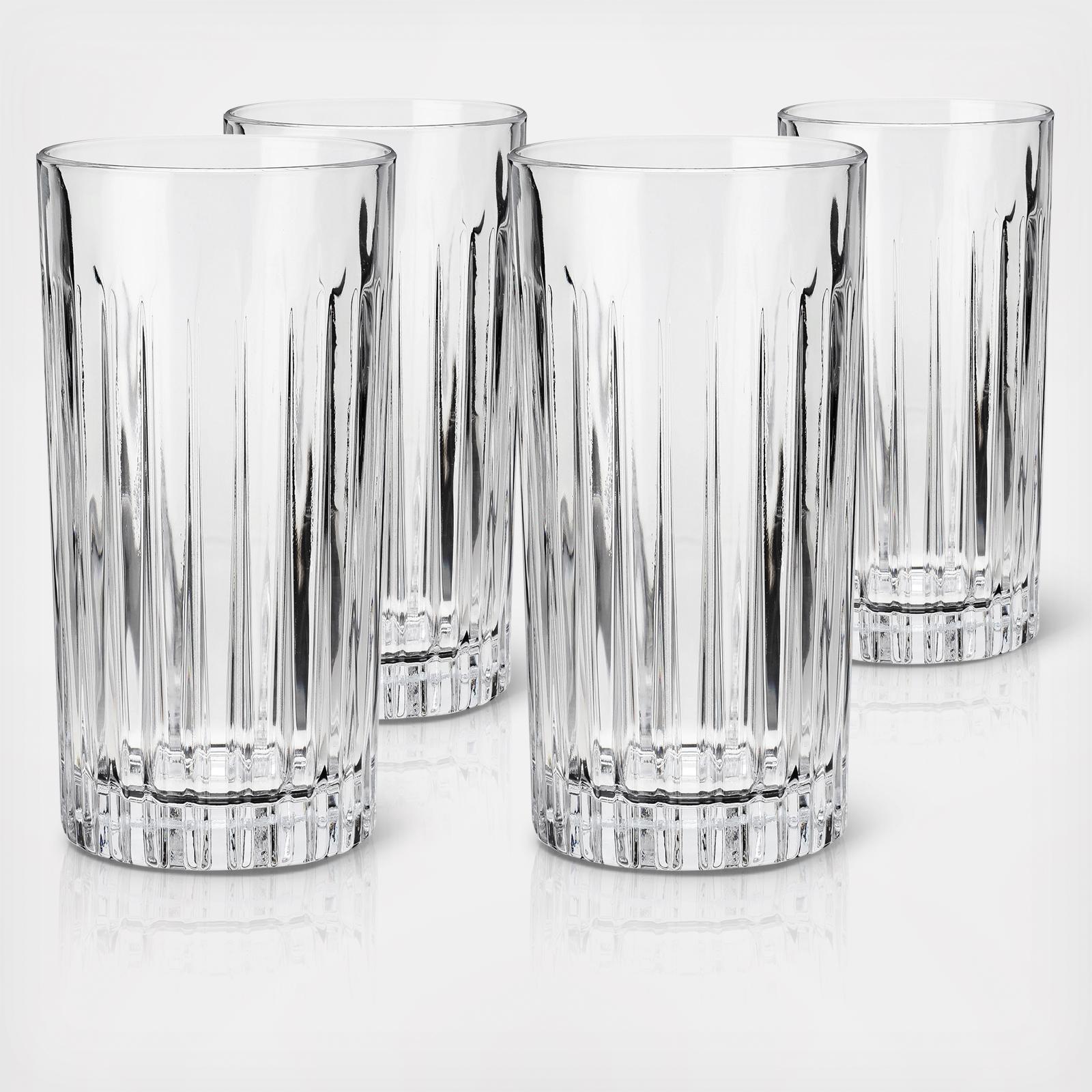 European Crystal Highball Tumbler, Set of 4 4 European Crystal Highball Tumbler, Set of 4