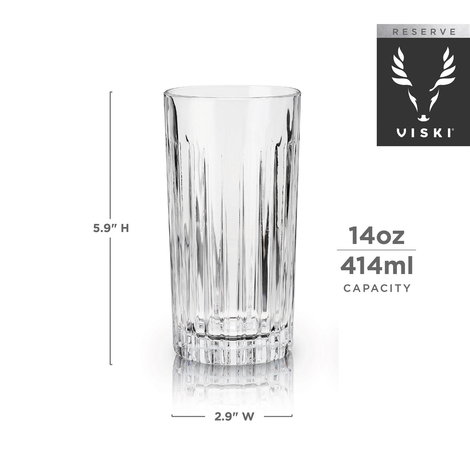 European Crystal Highball Tumbler, Set of 4 8 European Crystal Highball Tumbler, Set of 4