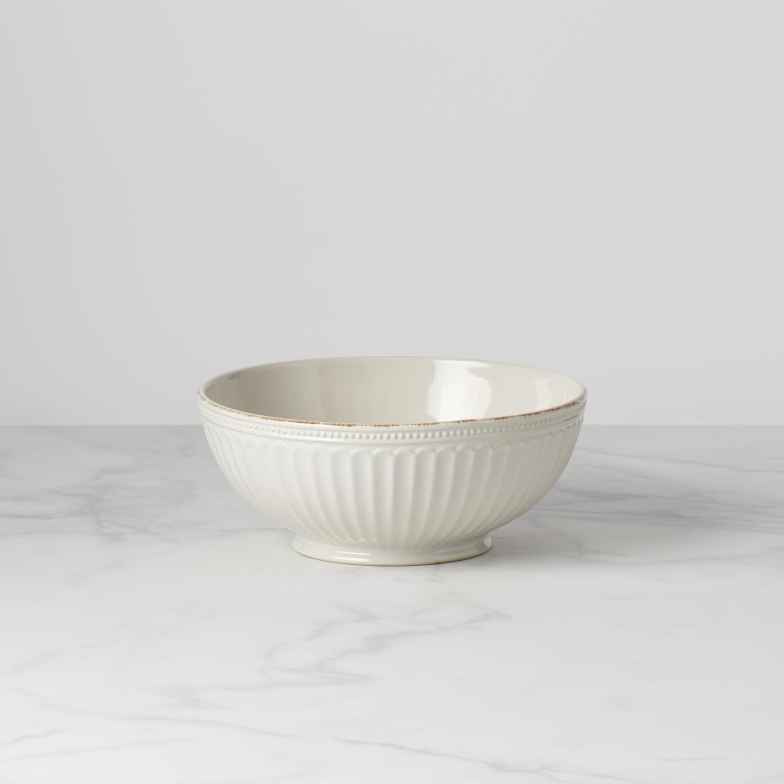 French Perle Groove Serving Bowl 3 French Perle Groove Serving Bowl