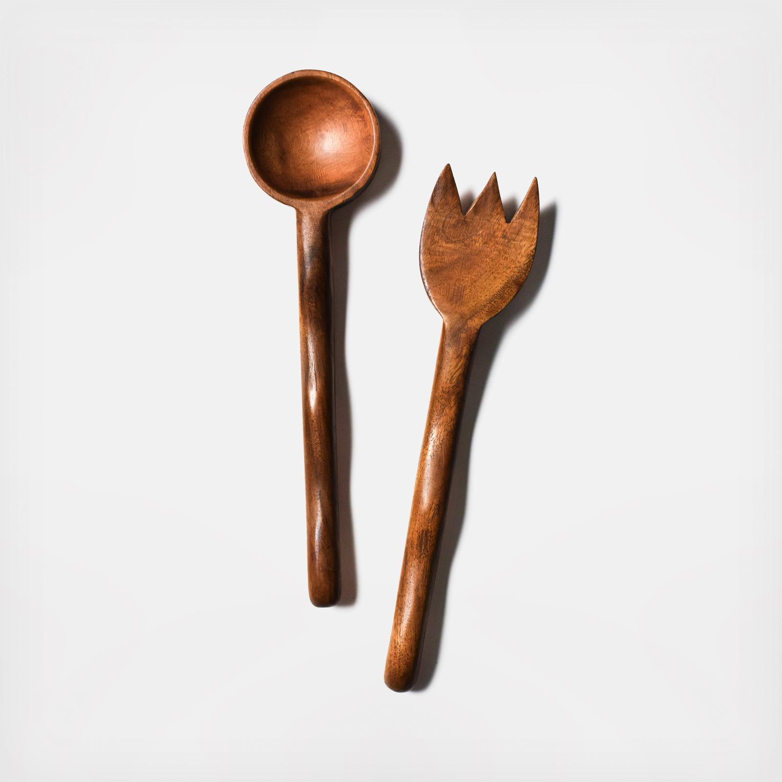 Fundamental Ruffle Salad Servers