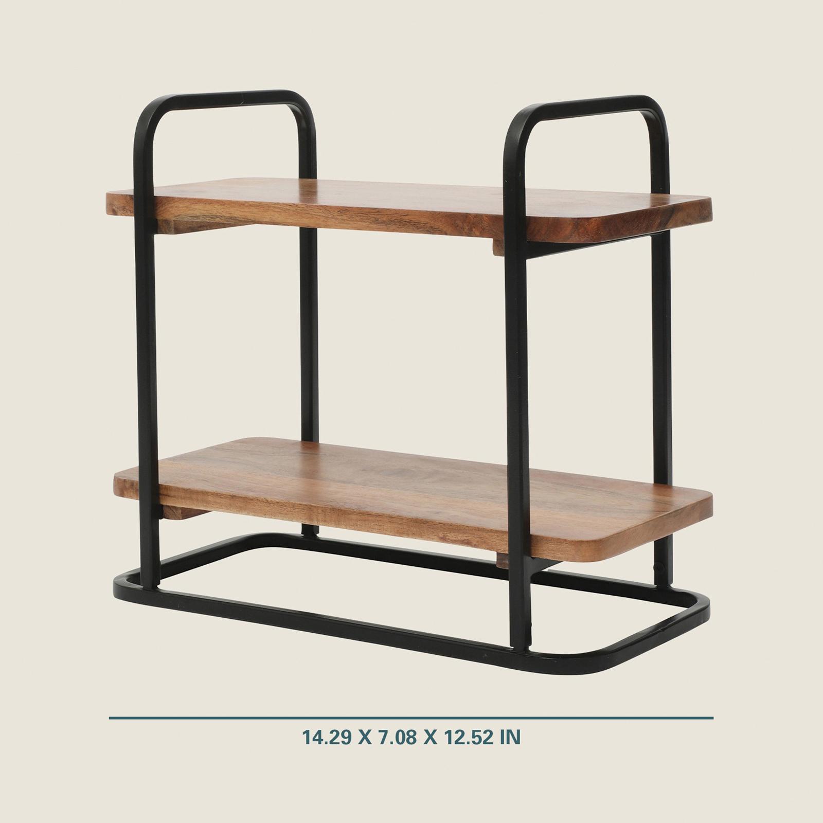 Gracious Dining 2-Tier Acacia Wooden Display 8 Gracious Dining 2-Tier Acacia Wooden Display