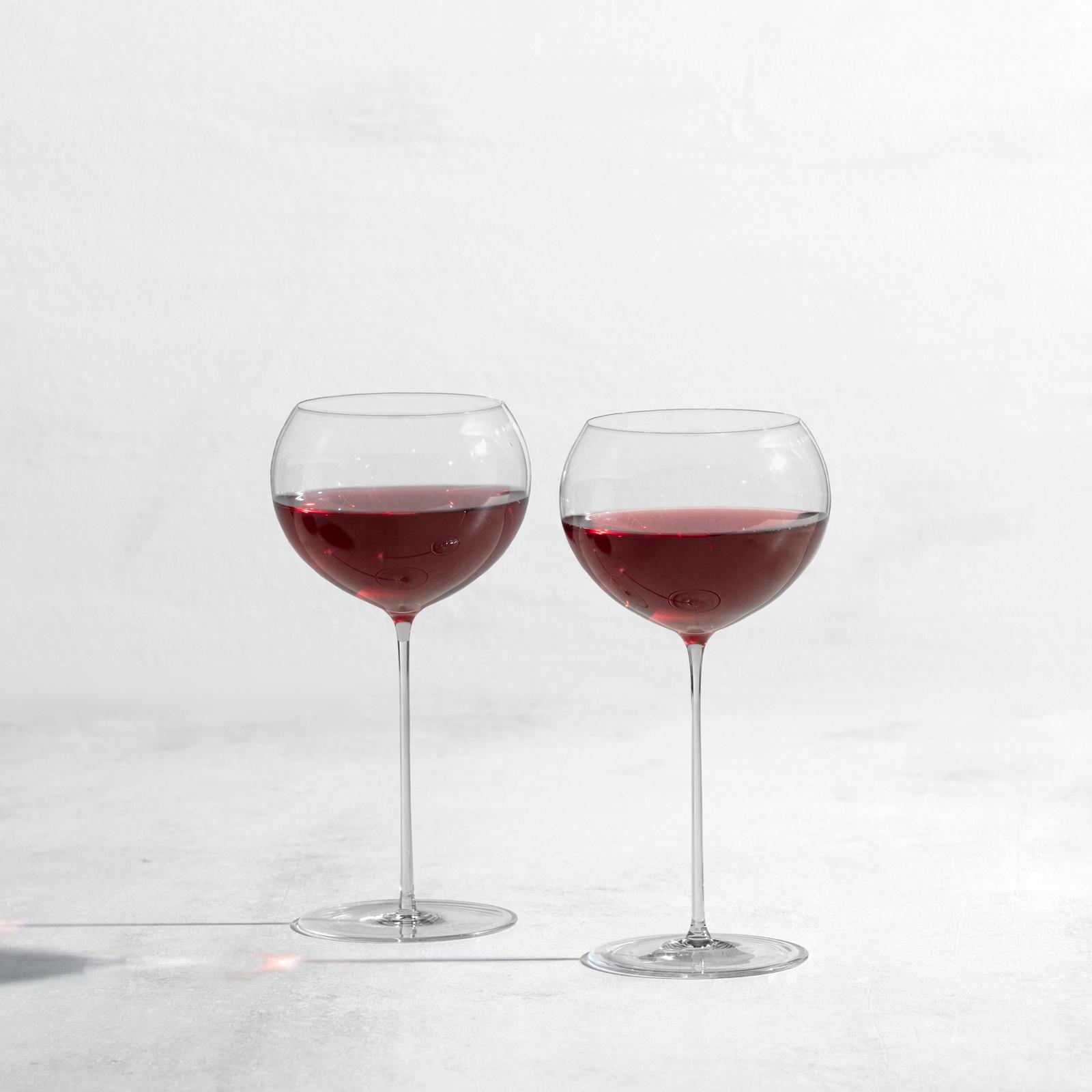 Handmade Ciero Red Wine Glass, Set of 2 11 Handmade Ciero Red Wine Glass, Set of 2