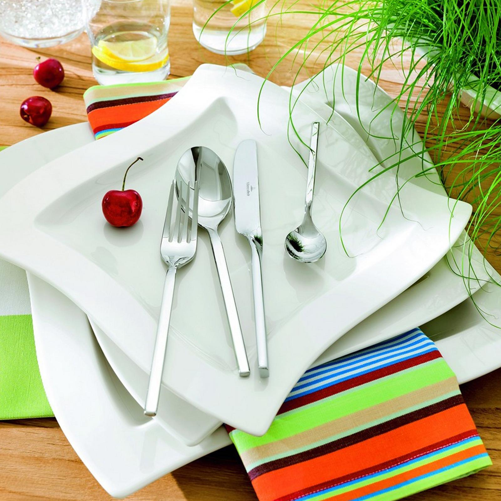 New Wave 20-Piece Flatware Set, Service for 4 4 New Wave 20-Piece Flatware Set, Service for 4