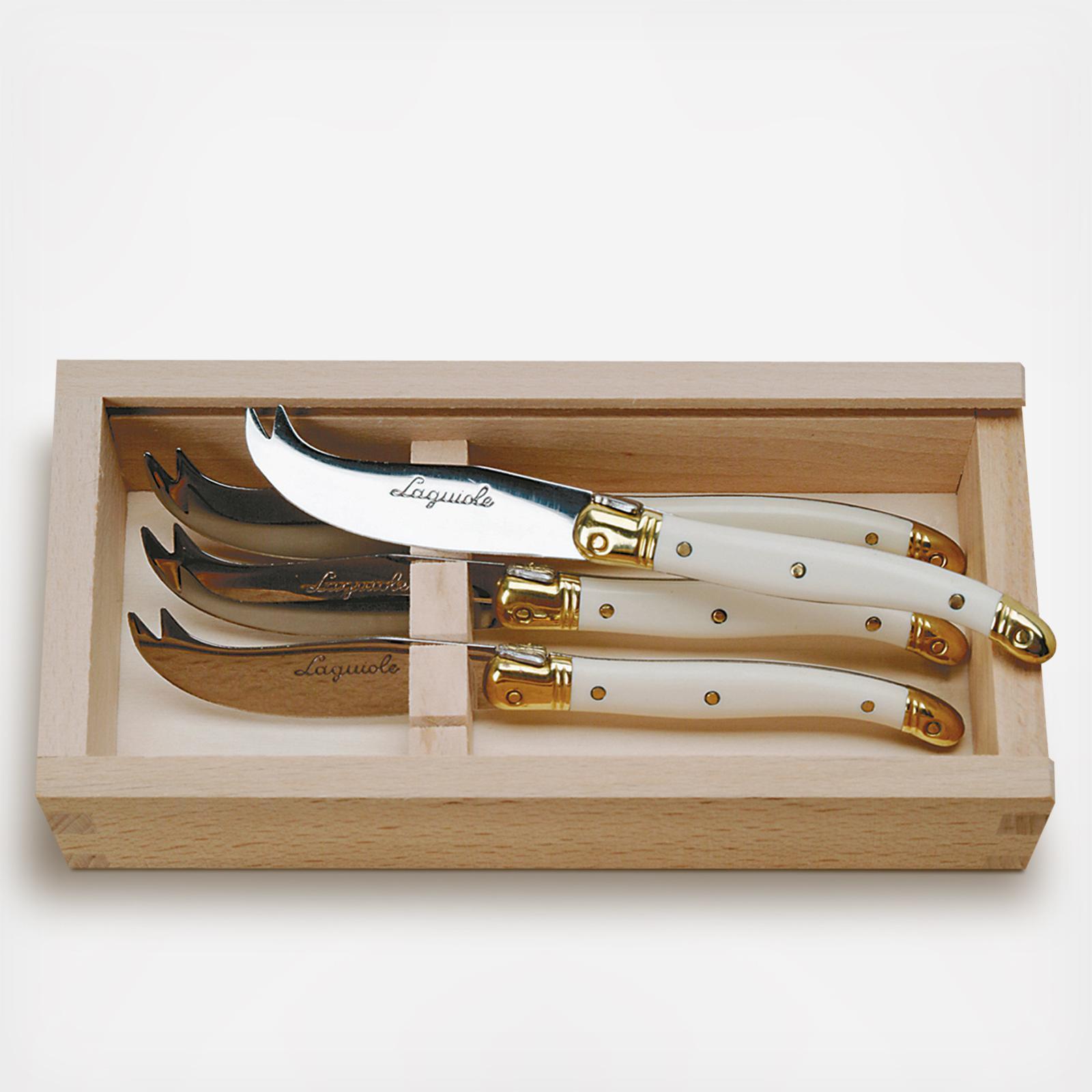 Laguiole Mini Cheese Knife, Set of 4 1 Laguiole Mini Cheese Knife, Set of 4