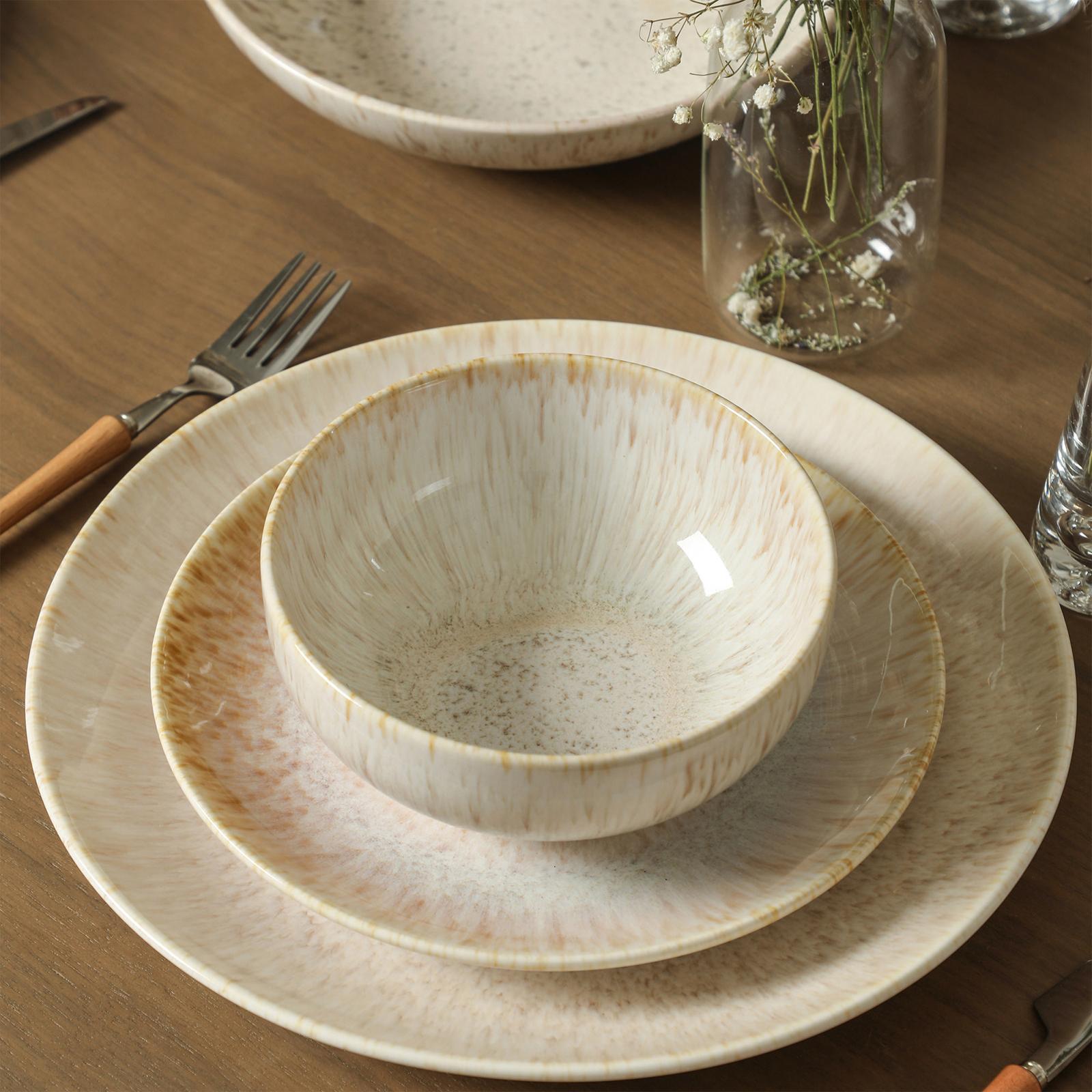 Riley 12-Piece Dinnerware Set, Service for 4 3 Riley 12-Piece Dinnerware Set, Service for 4