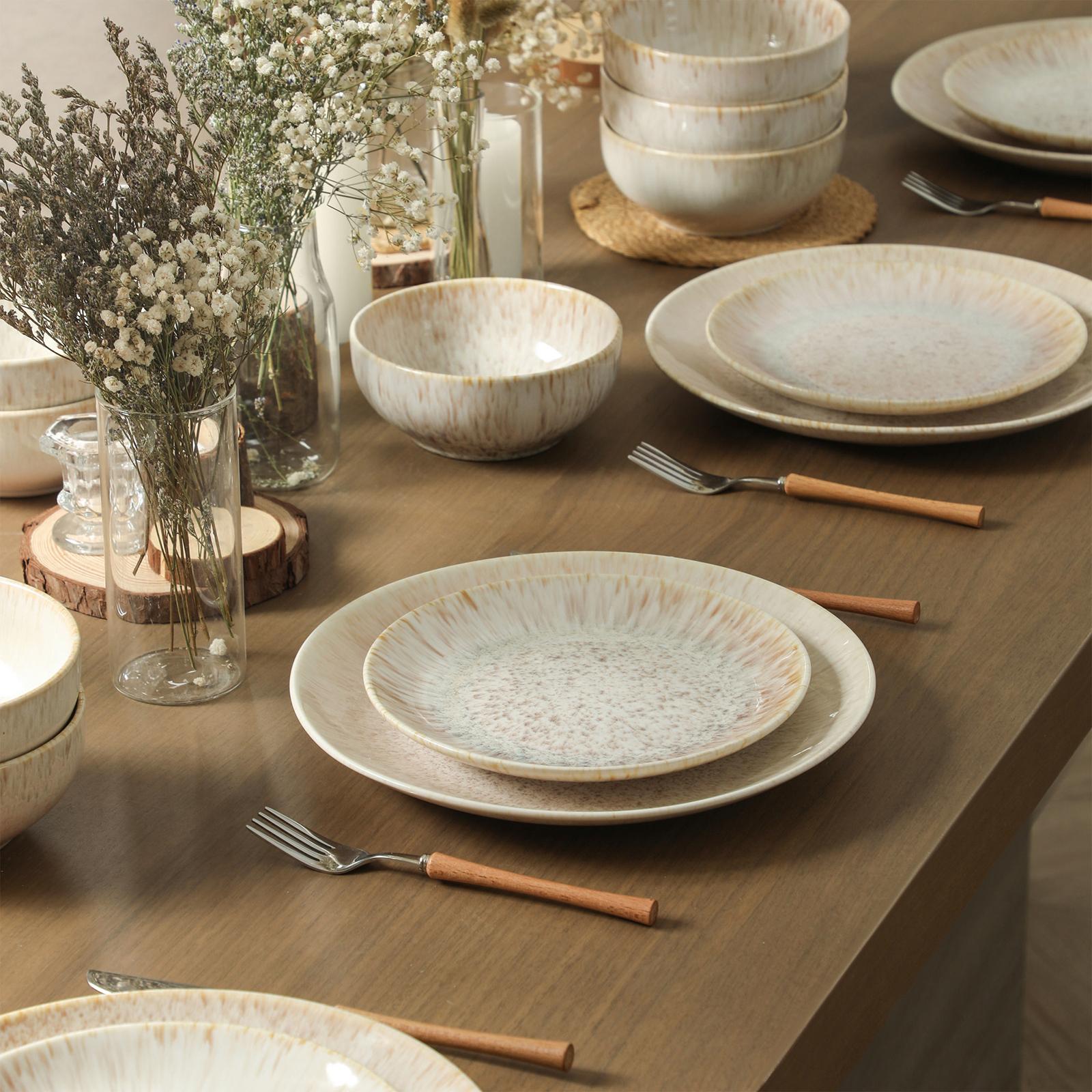 Riley 12-Piece Dinnerware Set, Service for 4 4 Riley 12-Piece Dinnerware Set, Service for 4