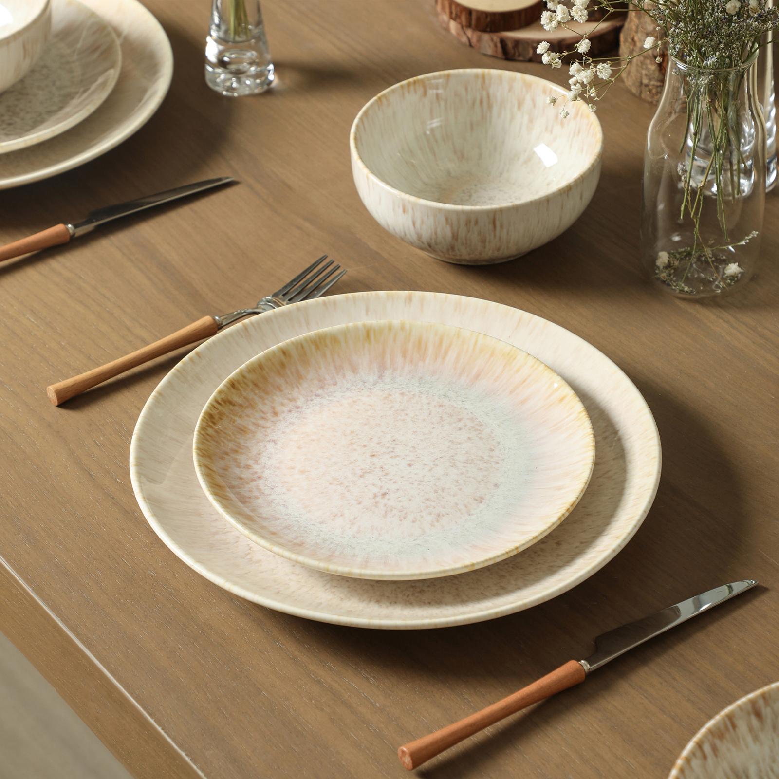 Riley 12-Piece Dinnerware Set, Service for 4 6 Riley 12-Piece Dinnerware Set, Service for 4