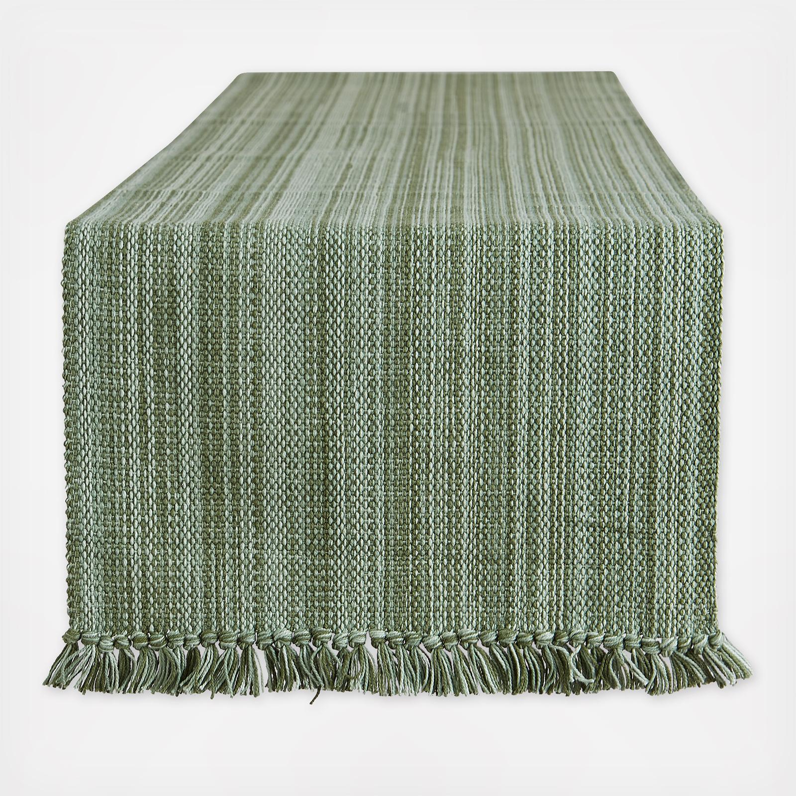 Variegated Fringe Table Runner 2 Variegated Fringe Table Runner