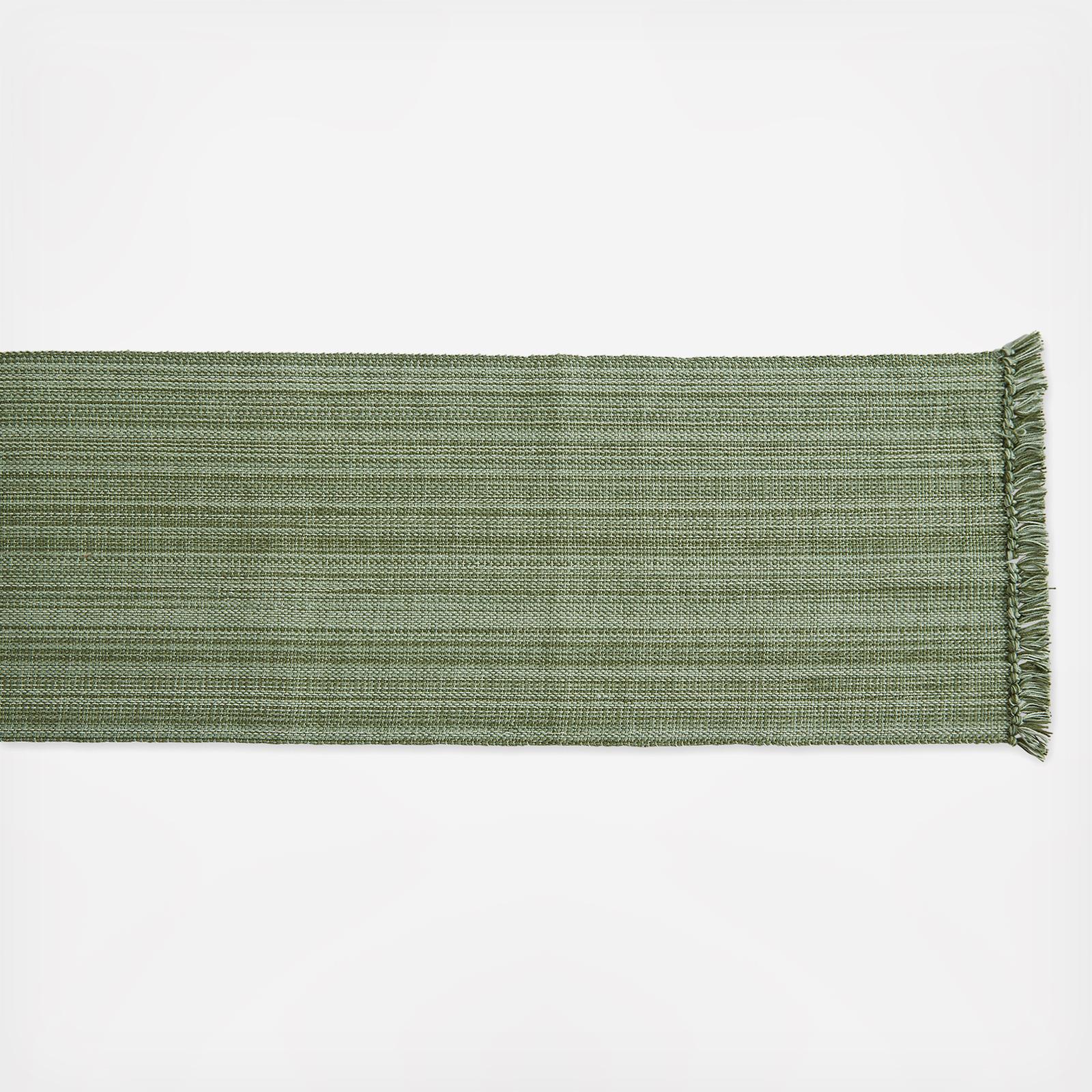 Variegated Fringe Table Runner 5 Variegated Fringe Table Runner