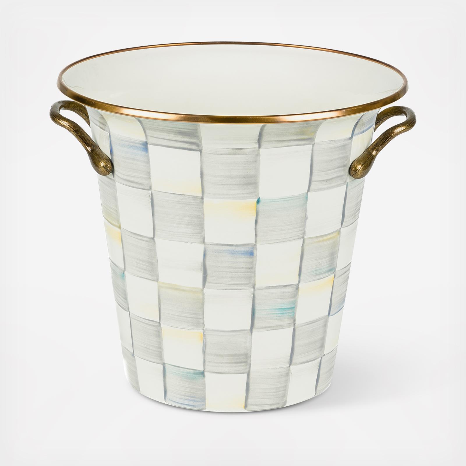 Sterling Check Enamel Wine Cooler 2 Sterling Check Enamel Wine Cooler