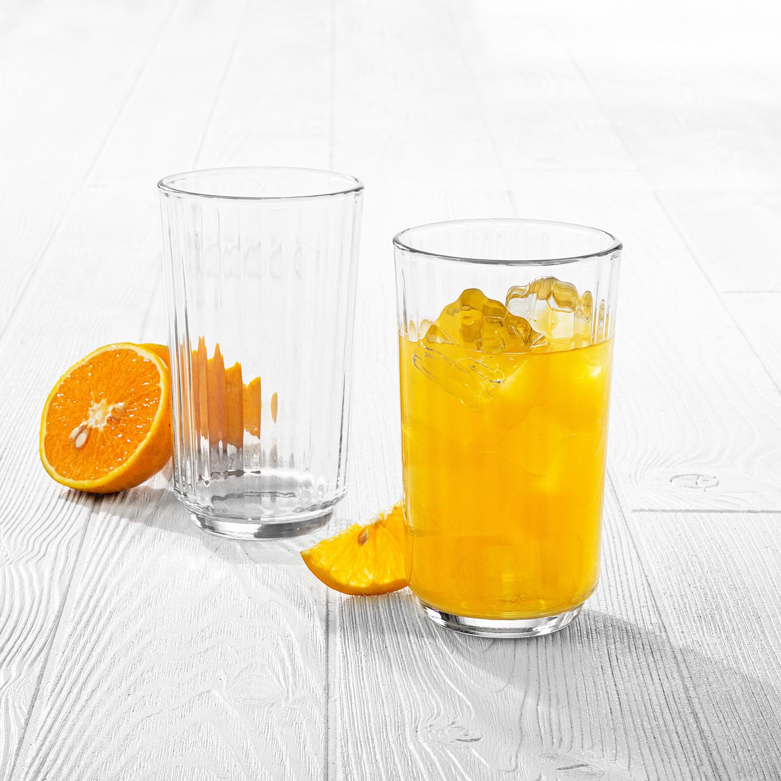 Sutherland Paneled High Ball Glass, Set of 6 1 Sutherland Paneled High Ball Glass, Set of 6