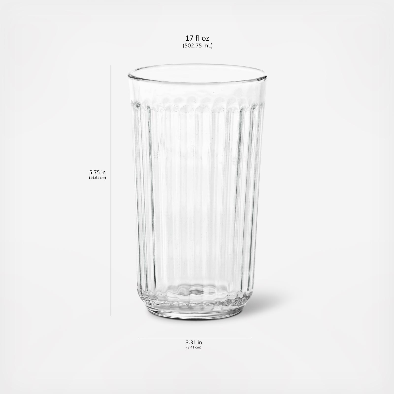 Sutherland Paneled High Ball Glass, Set of 6 7 Sutherland Paneled High Ball Glass, Set of 6