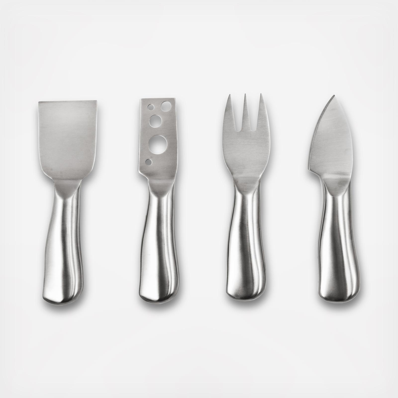 Botero Cheese Knife Set, Set of 4 2 Botero Cheese Knife Set, Set of 4