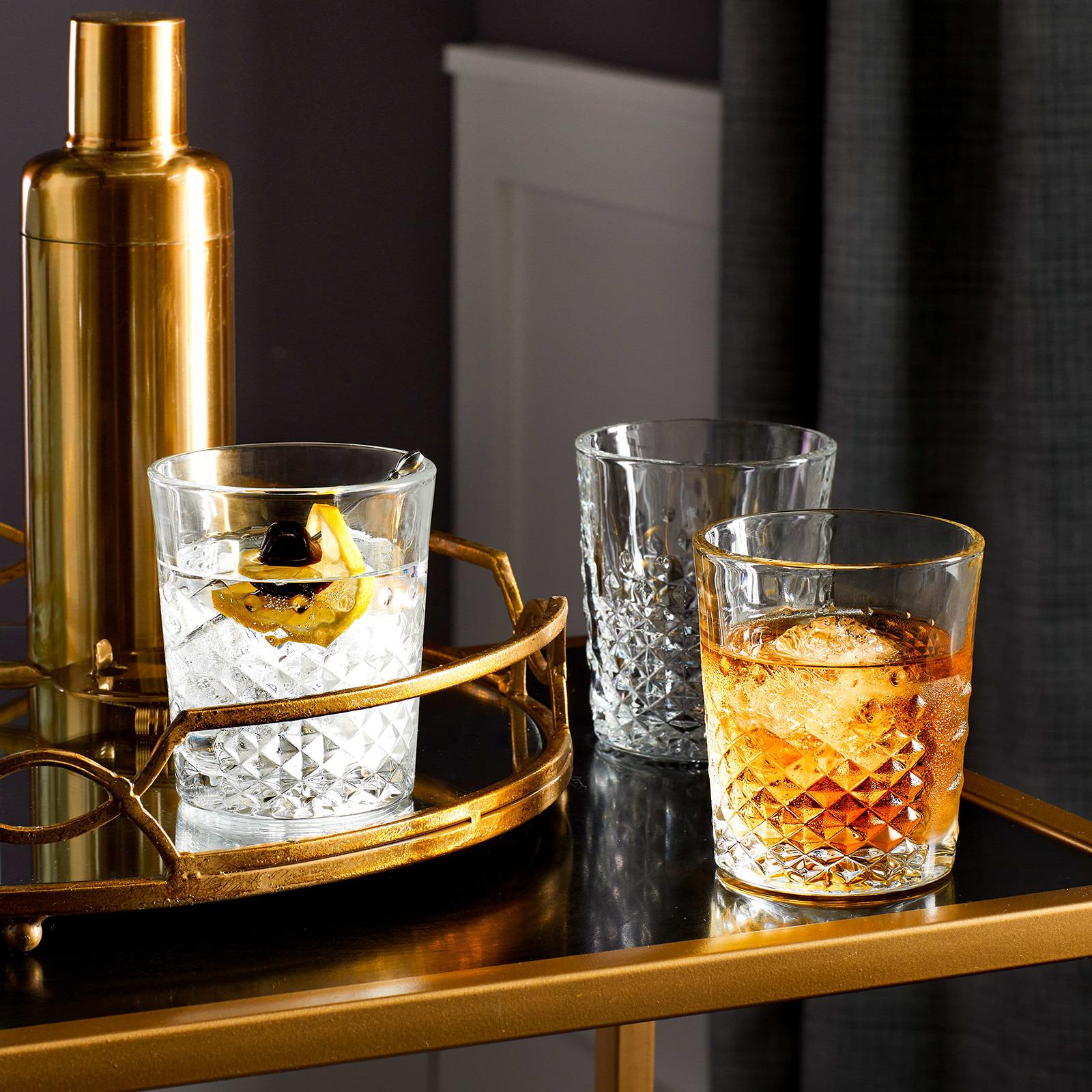 Classic Cocktail Carats Double Old-Fashioned Glass, Set of 4 1 Classic Cocktail Carats Double Old-Fashioned Glass, Set of 4