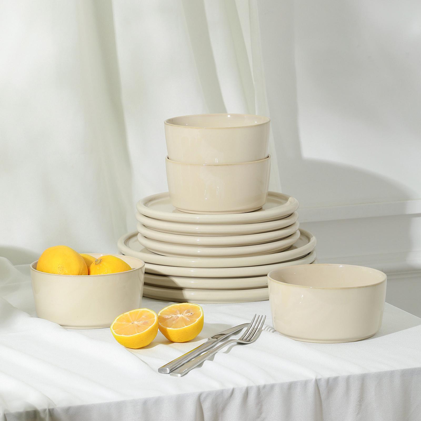 Eden 12-Piece Dinnerware Set, Service for 4 4 Eden 12-Piece Dinnerware Set, Service for 4