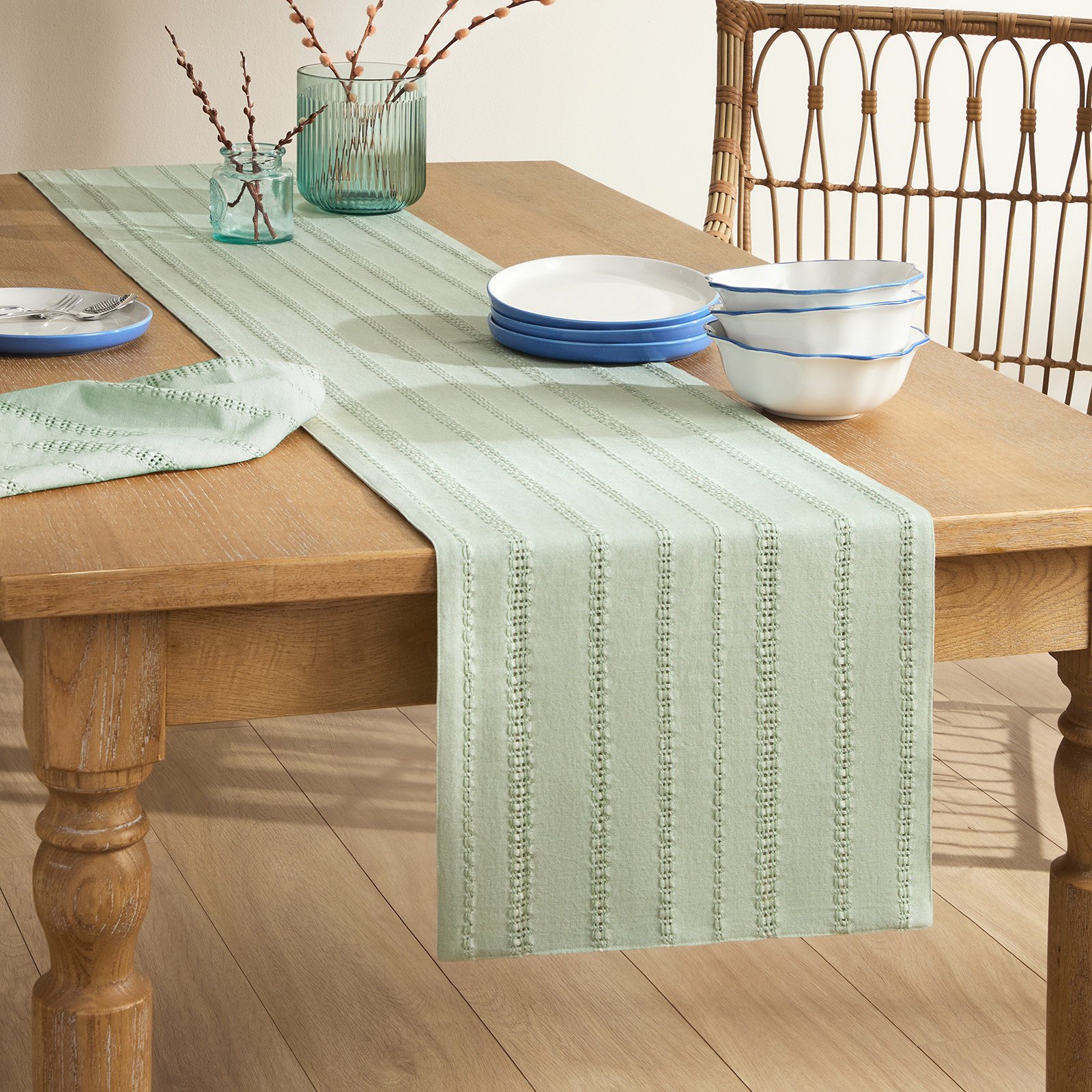 Leno Weave Reversible Table Runner 5 Leno Weave Reversible Table Runner