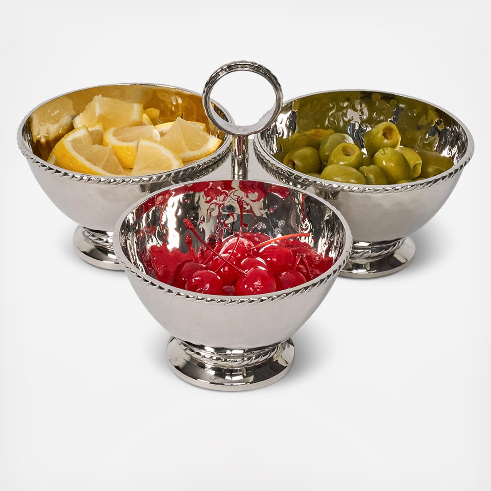 Graham Triple Cocktail Bowl 2 Graham Triple Cocktail Bowl