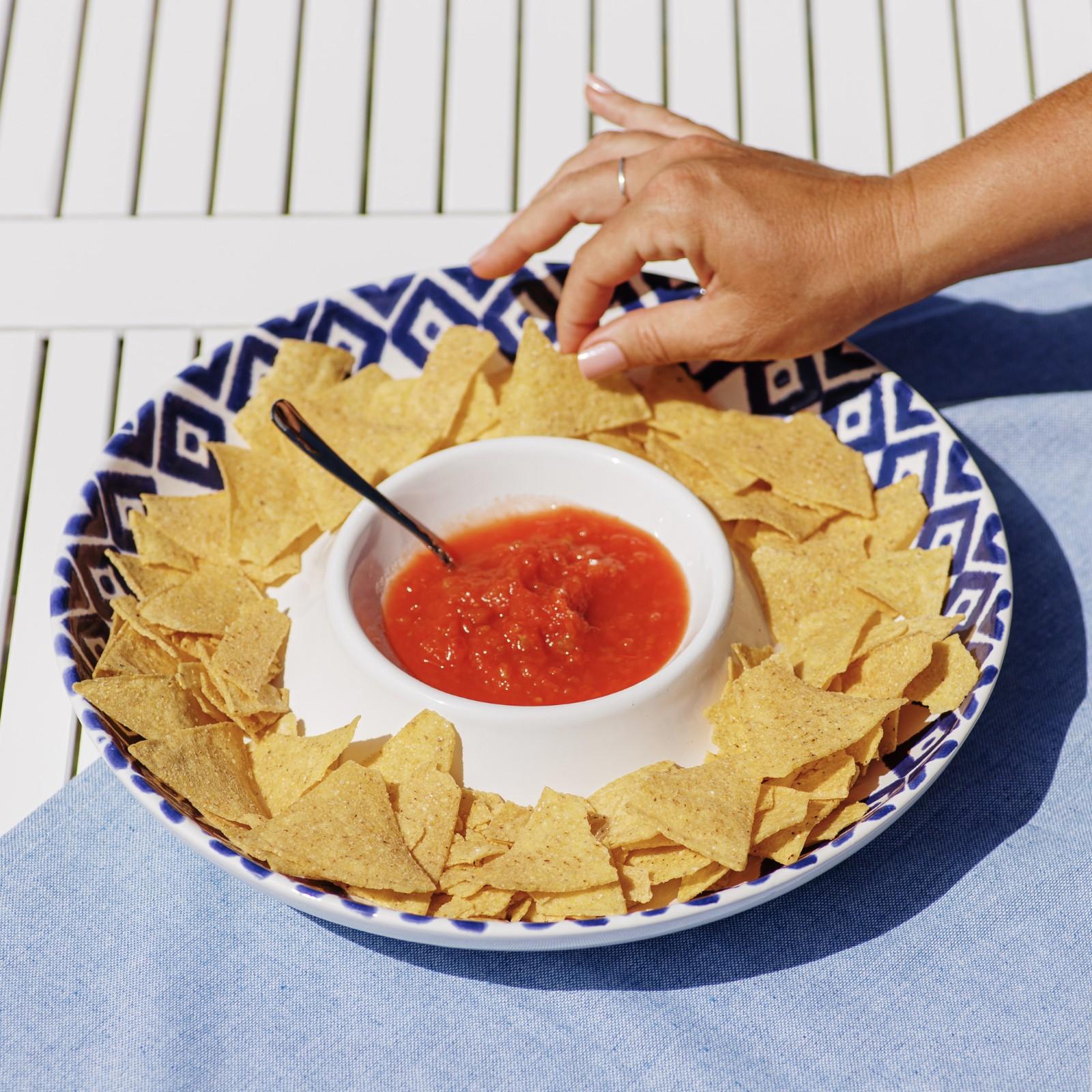 Santorini Diamond Chip & Dip Platter 5 Santorini Diamond Chip & Dip Platter