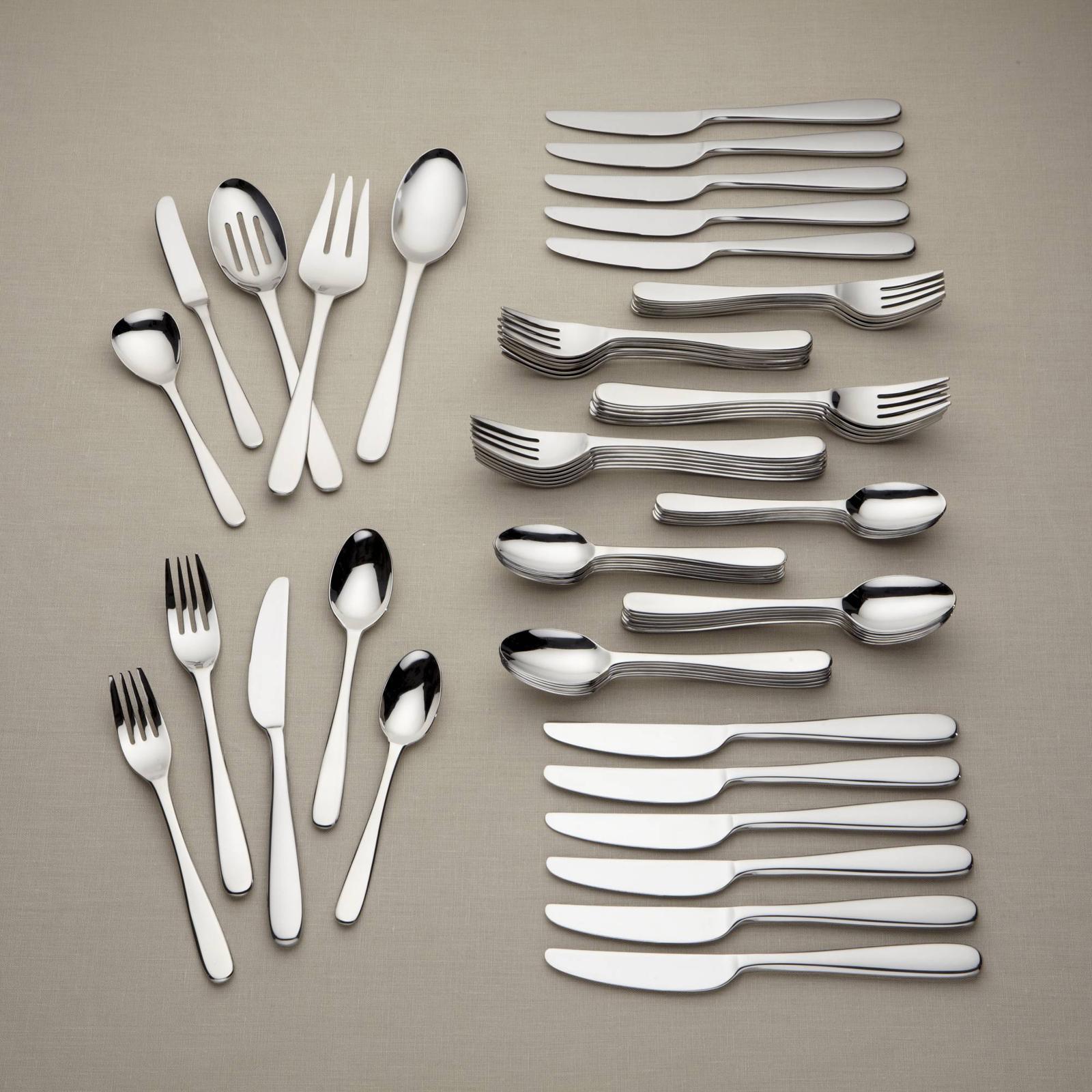 Stratton 65-Piece Flatware Set, Service for 12