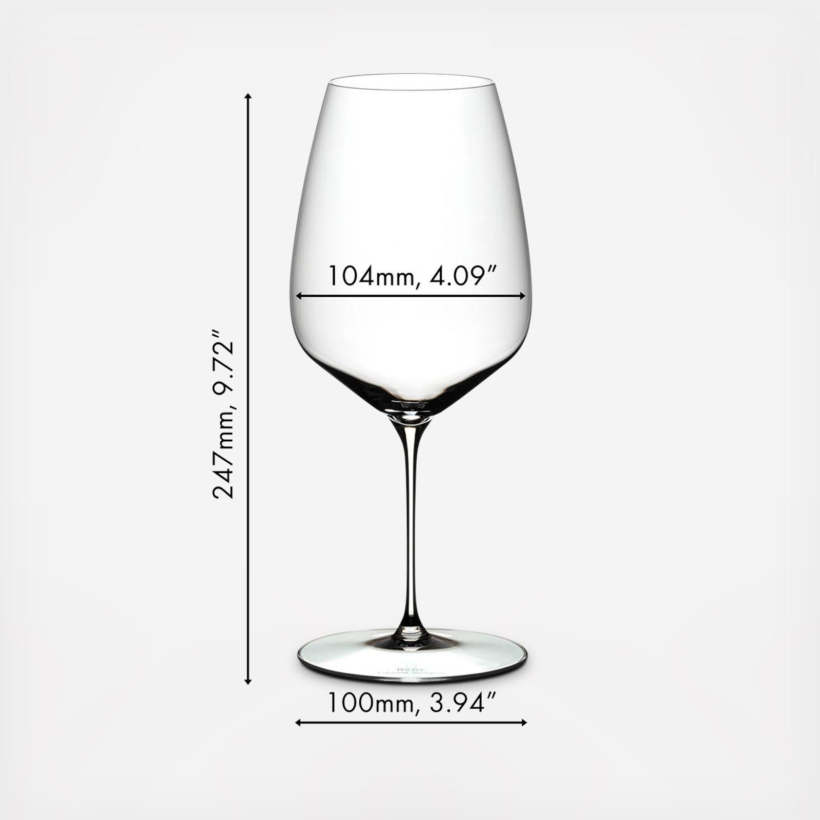 Veloce Cabernet Wine Glass, Set of 2 8 Veloce Cabernet Wine Glass, Set of 2