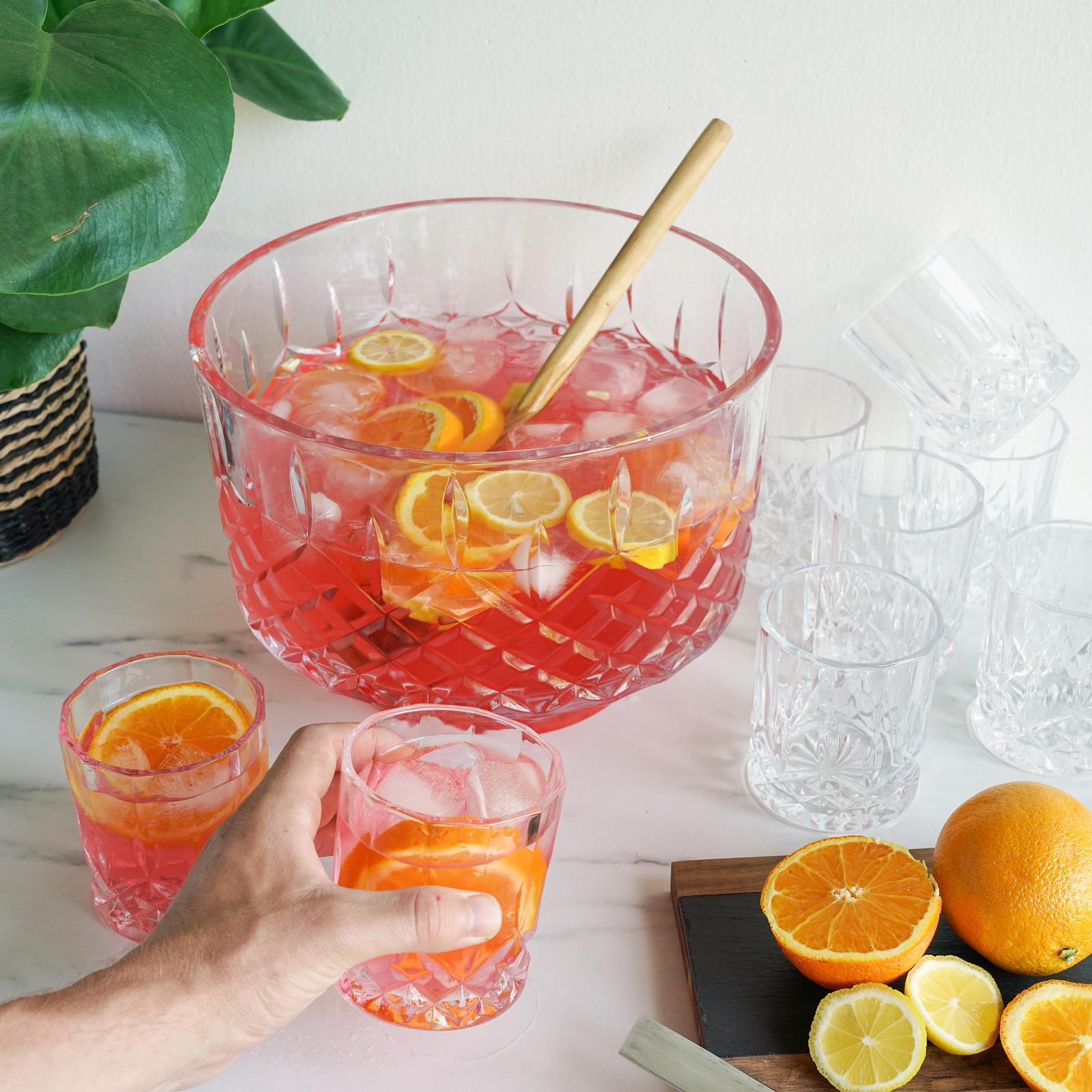 Admiral 9-piece Punch Bowl with Tumblers