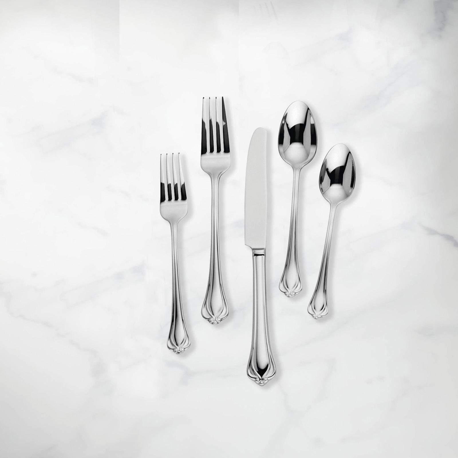 Alcott 89-Piece Flatware Set, Service for 12