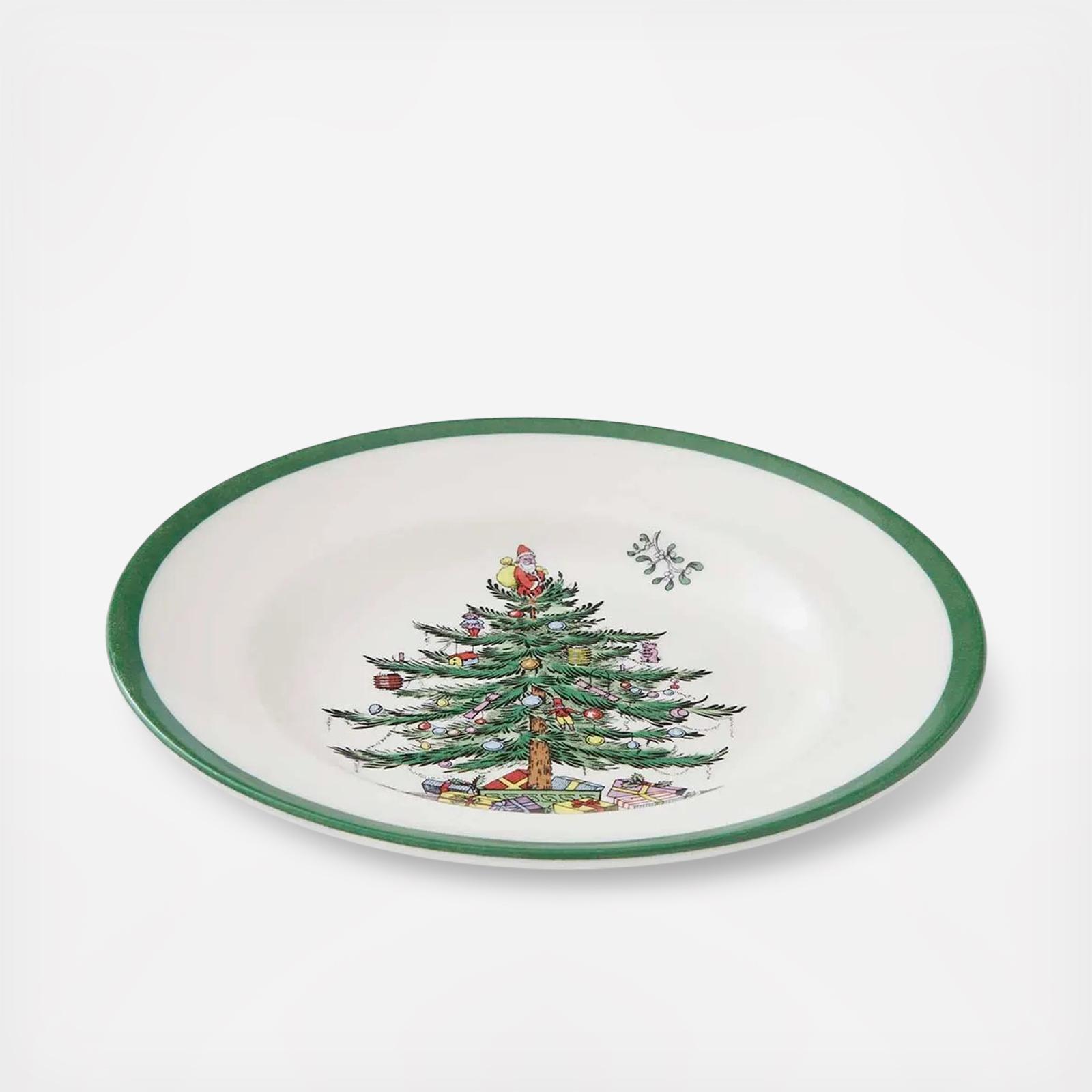 Christmas Tree Bread & Butter Plate, Set of 4 5 Christmas Tree Bread & Butter Plate, Set of 4