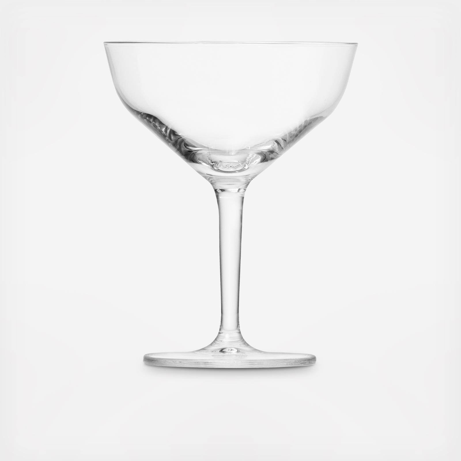 Basic Bar Contemporary Martini Glass, Set of 6 2 Basic Bar Contemporary Martini Glass, Set of 6