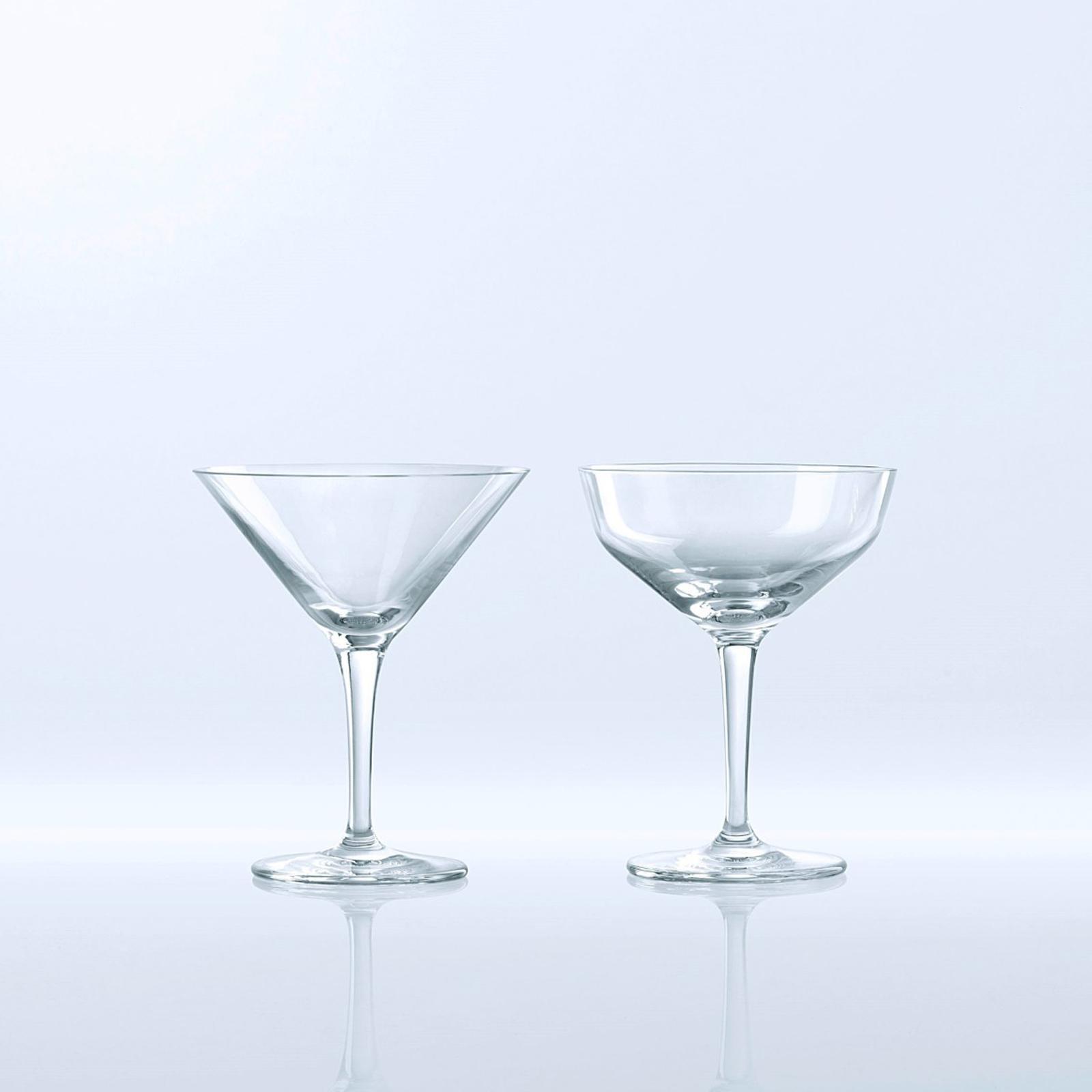 Basic Bar Contemporary Martini Glass, Set of 6 3 Basic Bar Contemporary Martini Glass, Set of 6